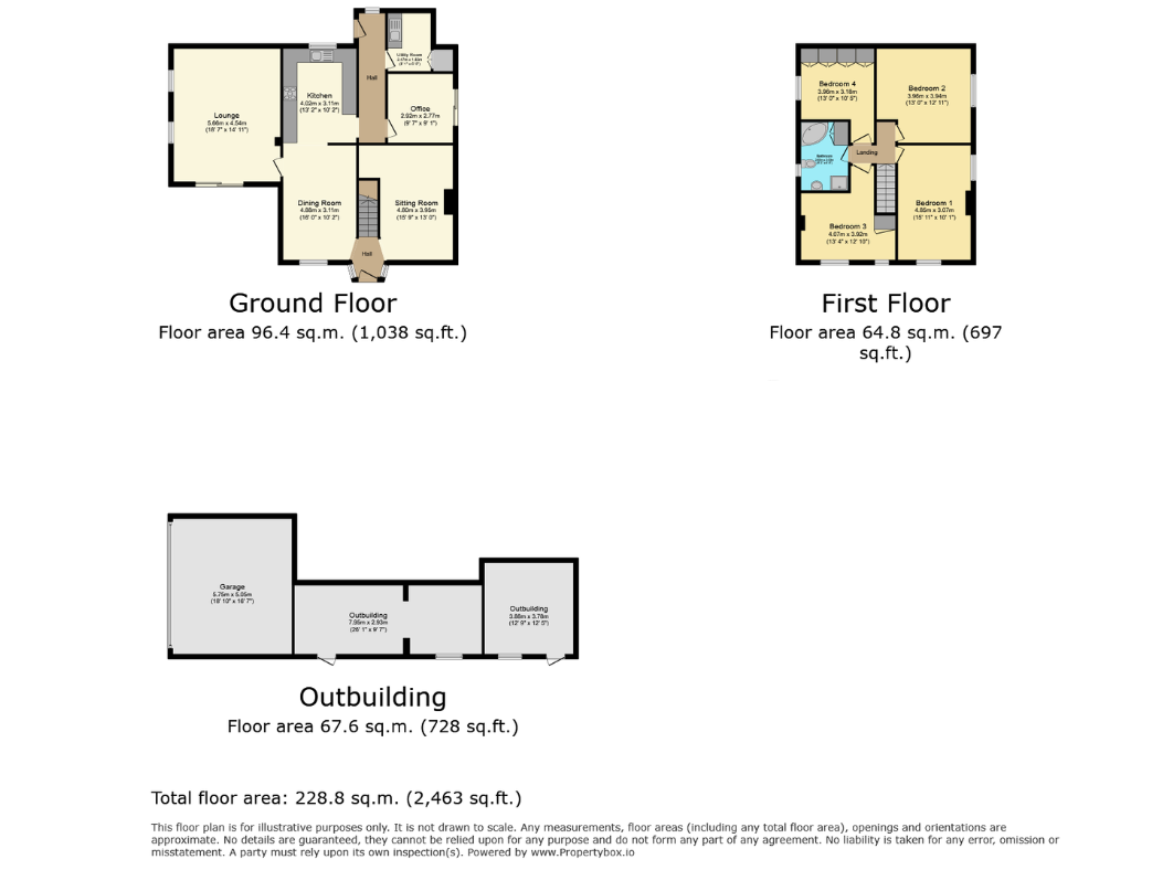 Berachah, Hull Road, Selby floorplan