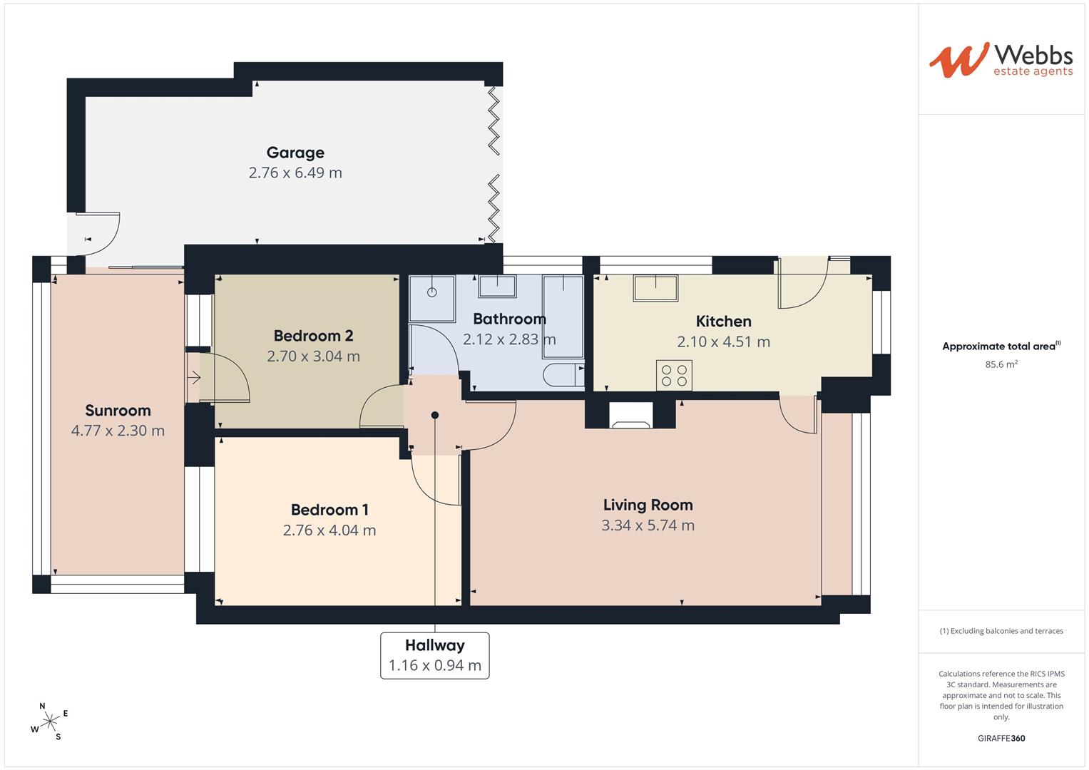 18, Averill Drive, Rugeley floorplan