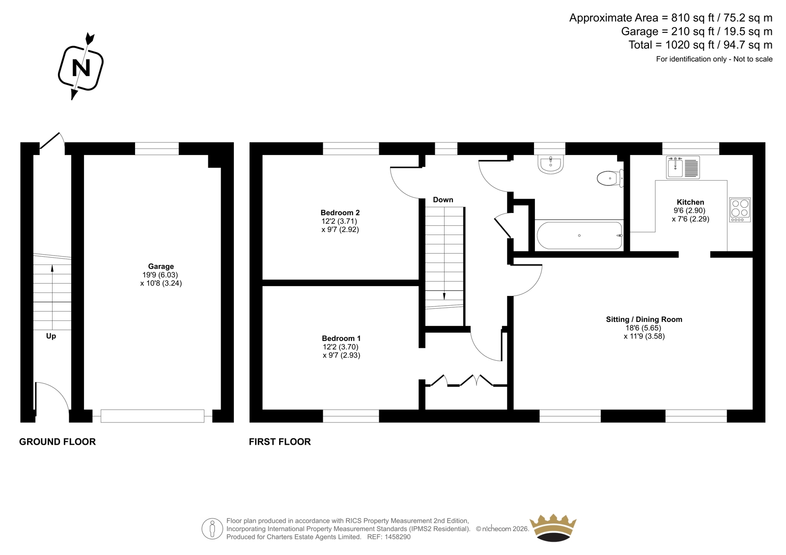 77, Lapwing Way, Alton floorplan