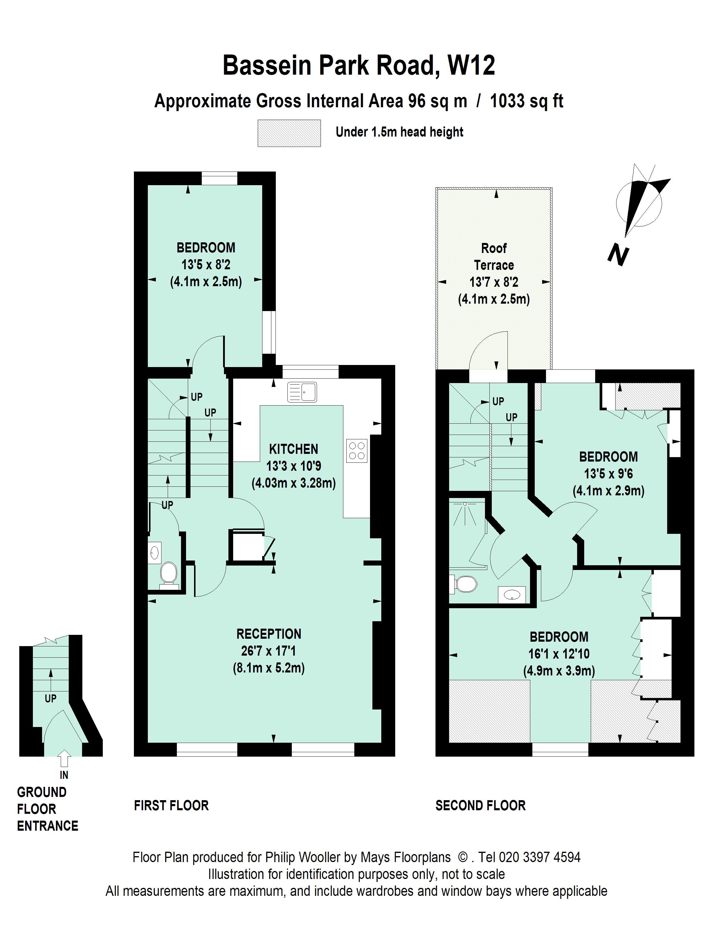 23c, Bassein Park Road, London floorplan