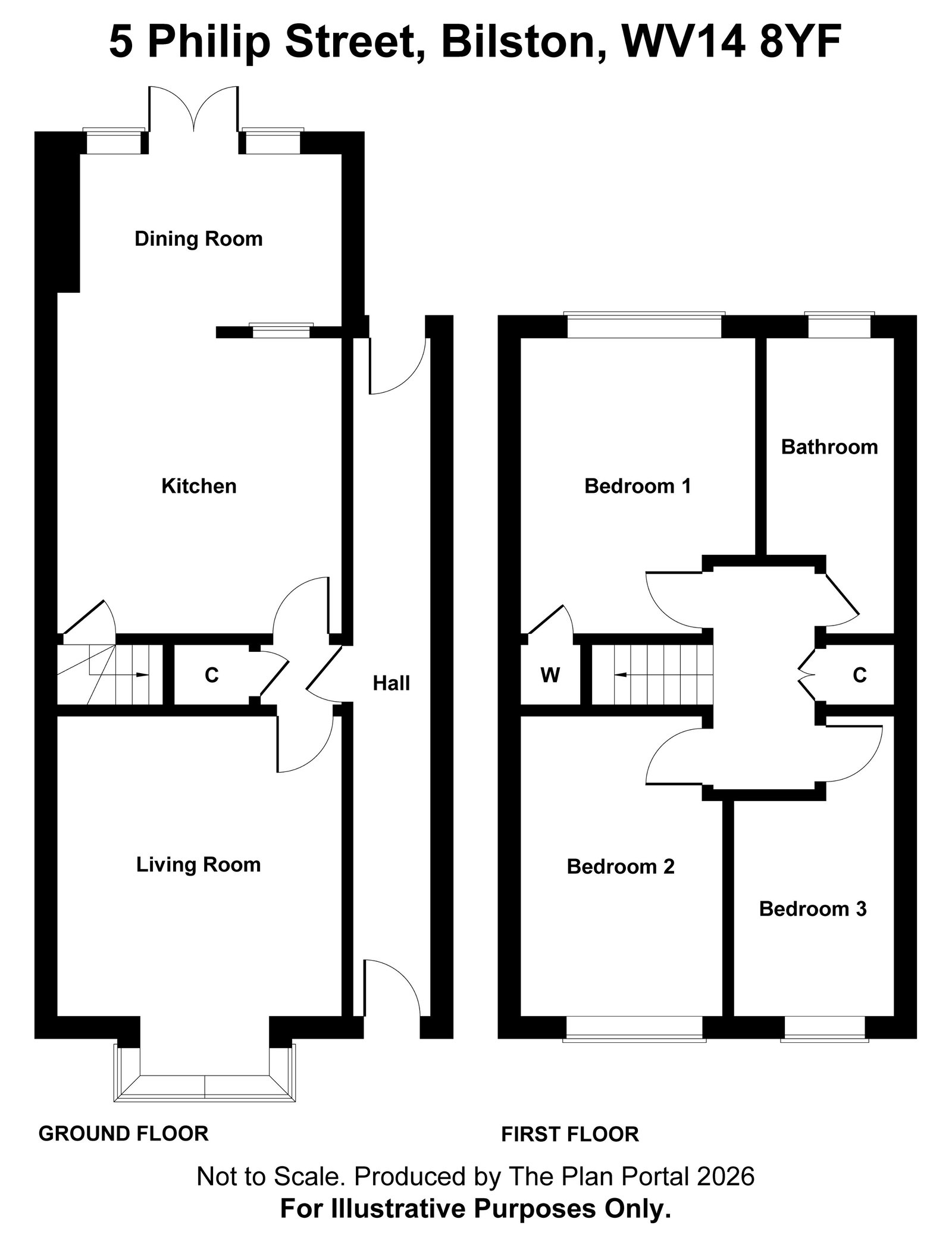 5, Philip Street, Bilston floorplan