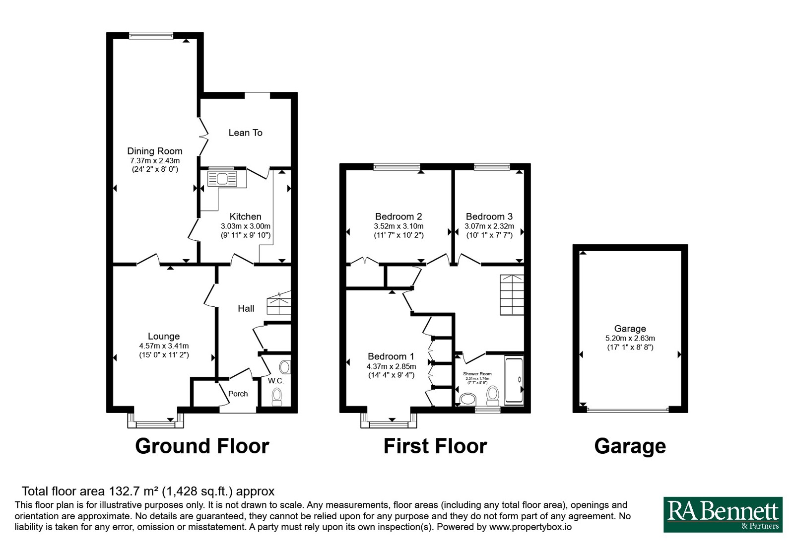 15, Solway Close, Warwickshire floorplan