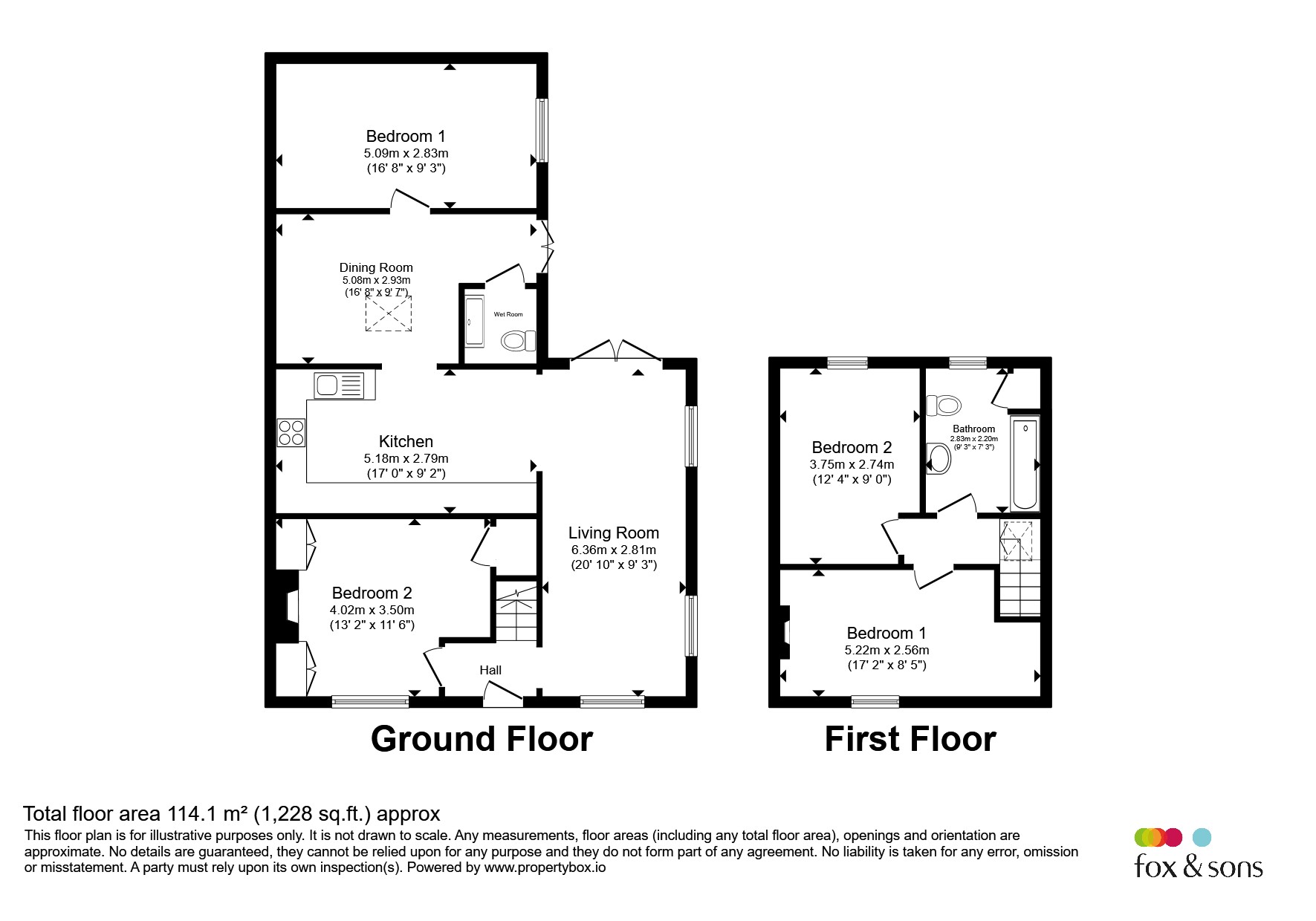 4, Talbothayes Cottages, Dorchester floorplan