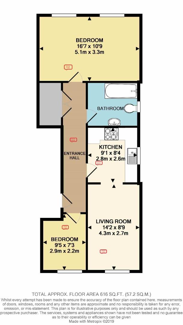 Flat 7, 154, West Street, Erith floorplan