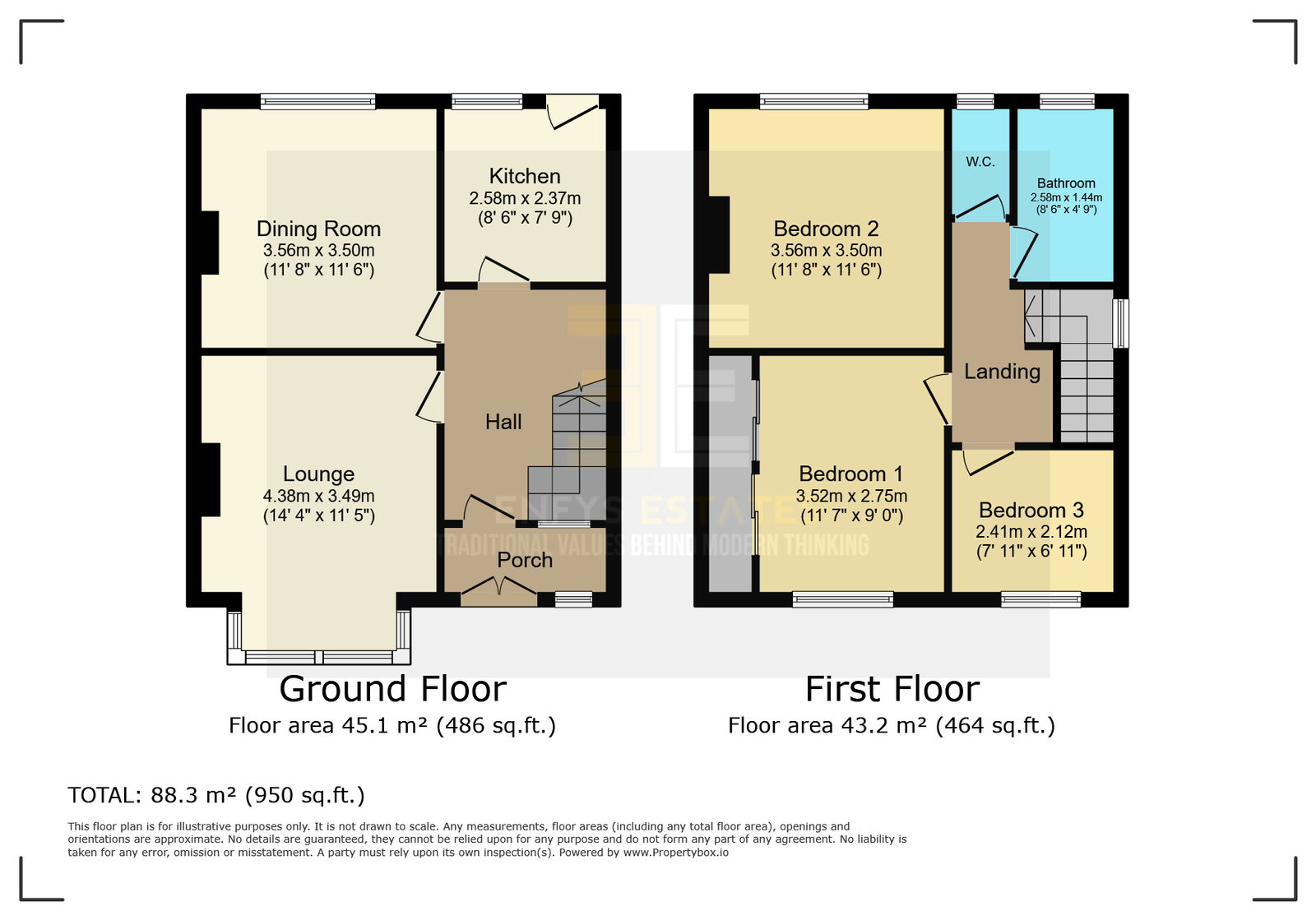 Queens Avenue, Old Colwyn, LL29 floorplan