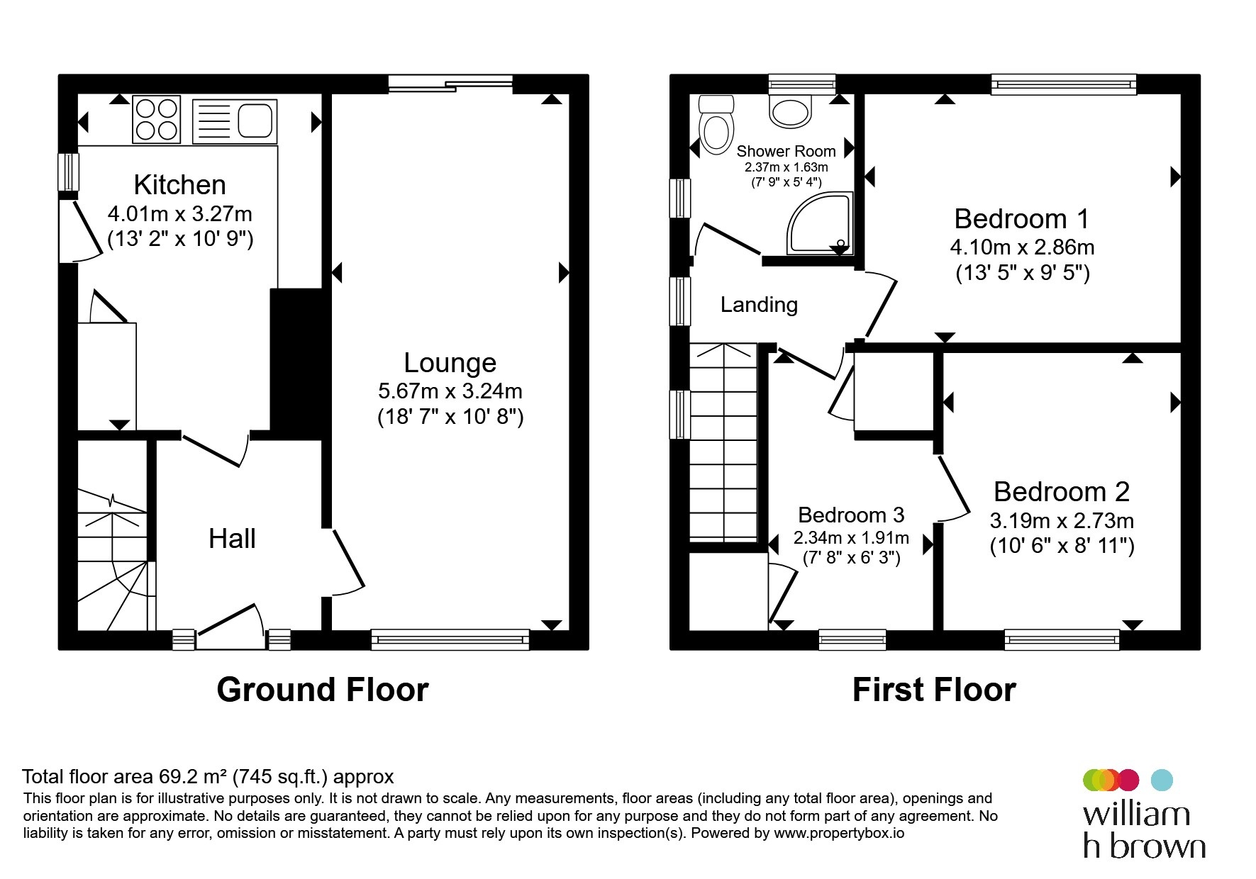 24, Mill Green Place, LEEDS floorplan