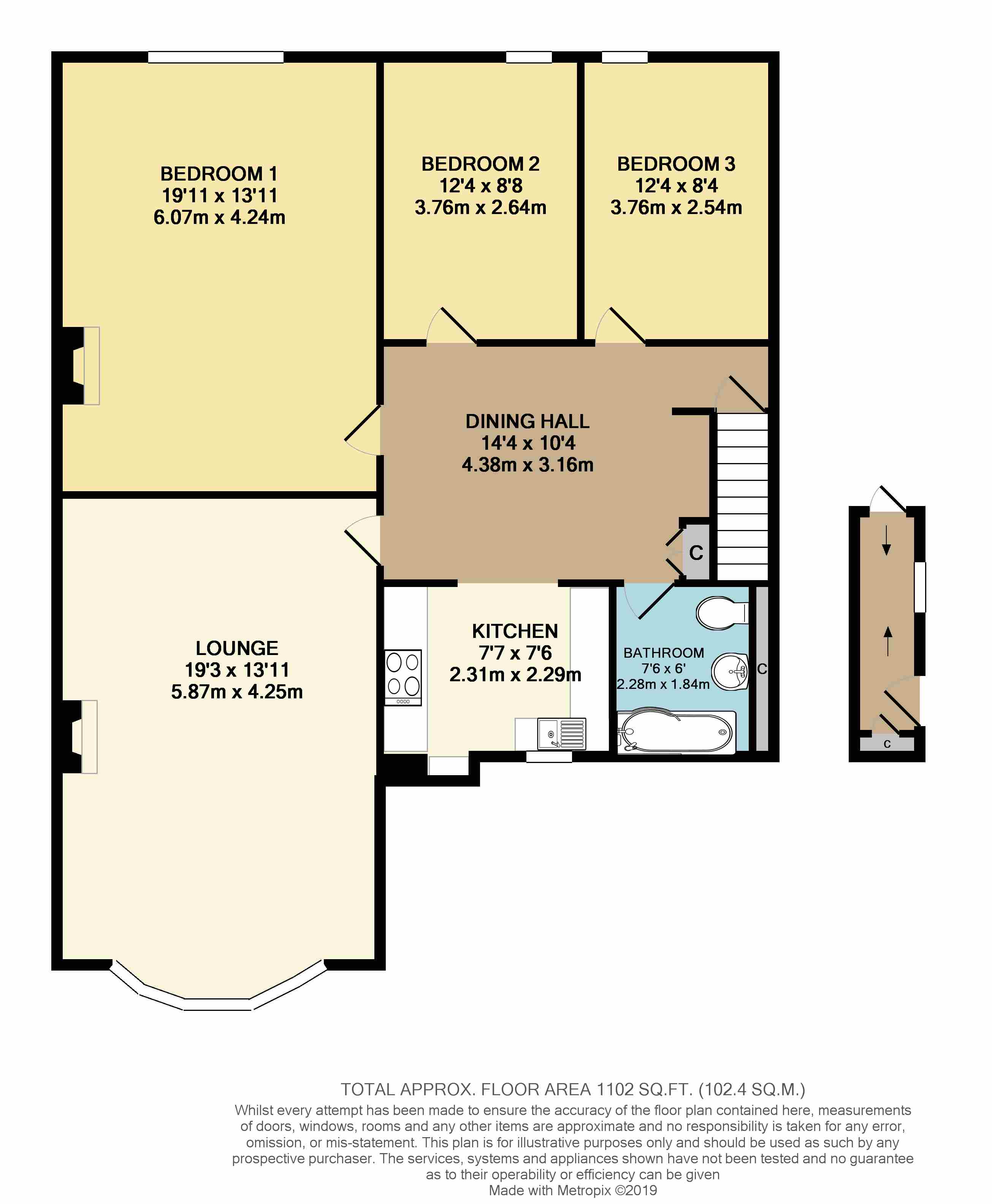 3 Bedrooms Flat for sale in Norfolk Road, Littlehampton BN17