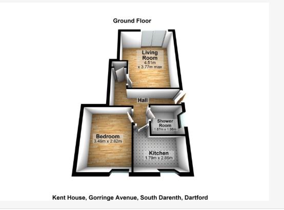 6, Kent House Gorringe Avenue, Dartford floorplan