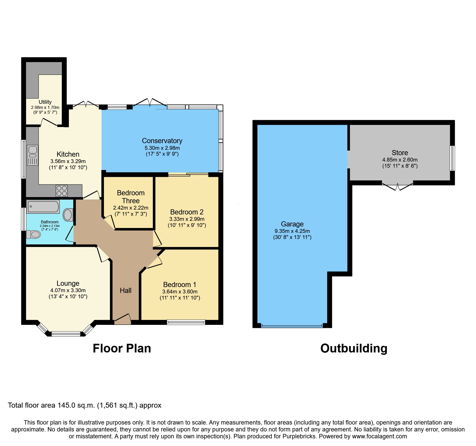54, George Street, Sutton-in-Ashfield floorplan