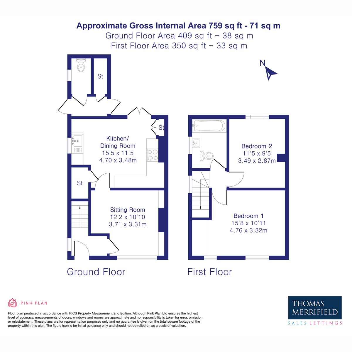 43, Marlborough Avenue, Kidlington floorplan