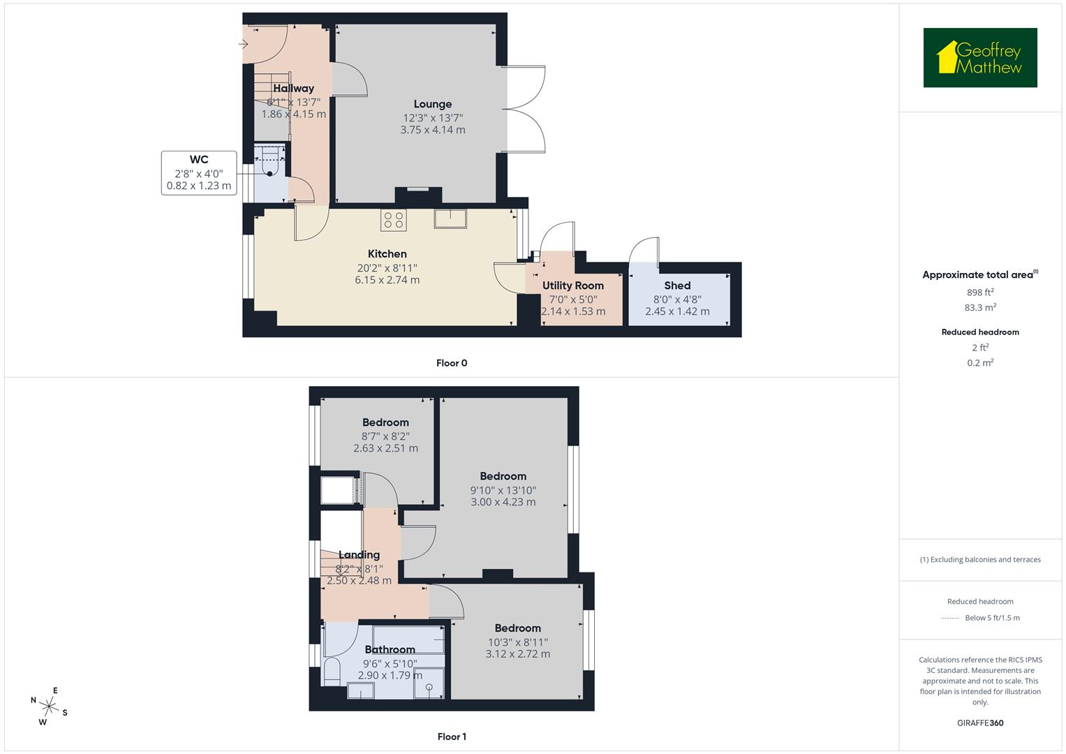 89, Churchfield, Harlow floorplan