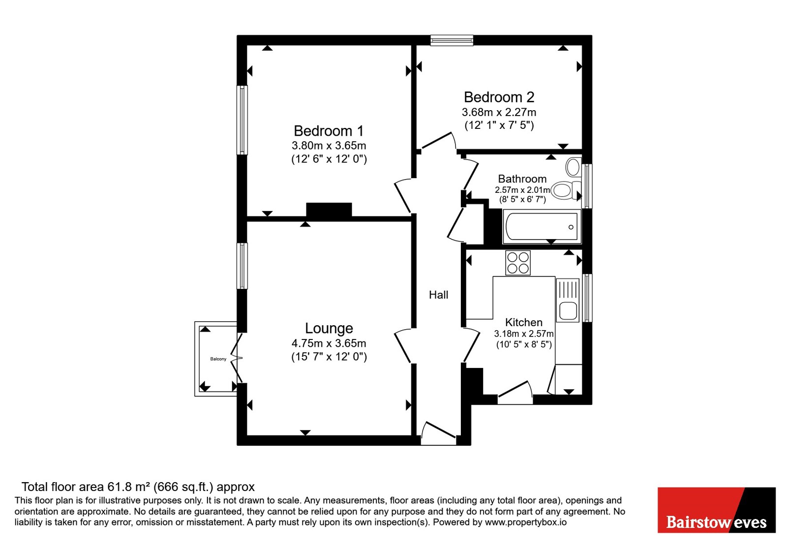 5, Bisson Road, London floorplan