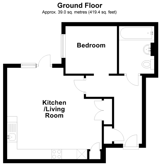 1 Bedrooms Flat for sale in Richmond Terrace, Brighton, East Sussex BN2