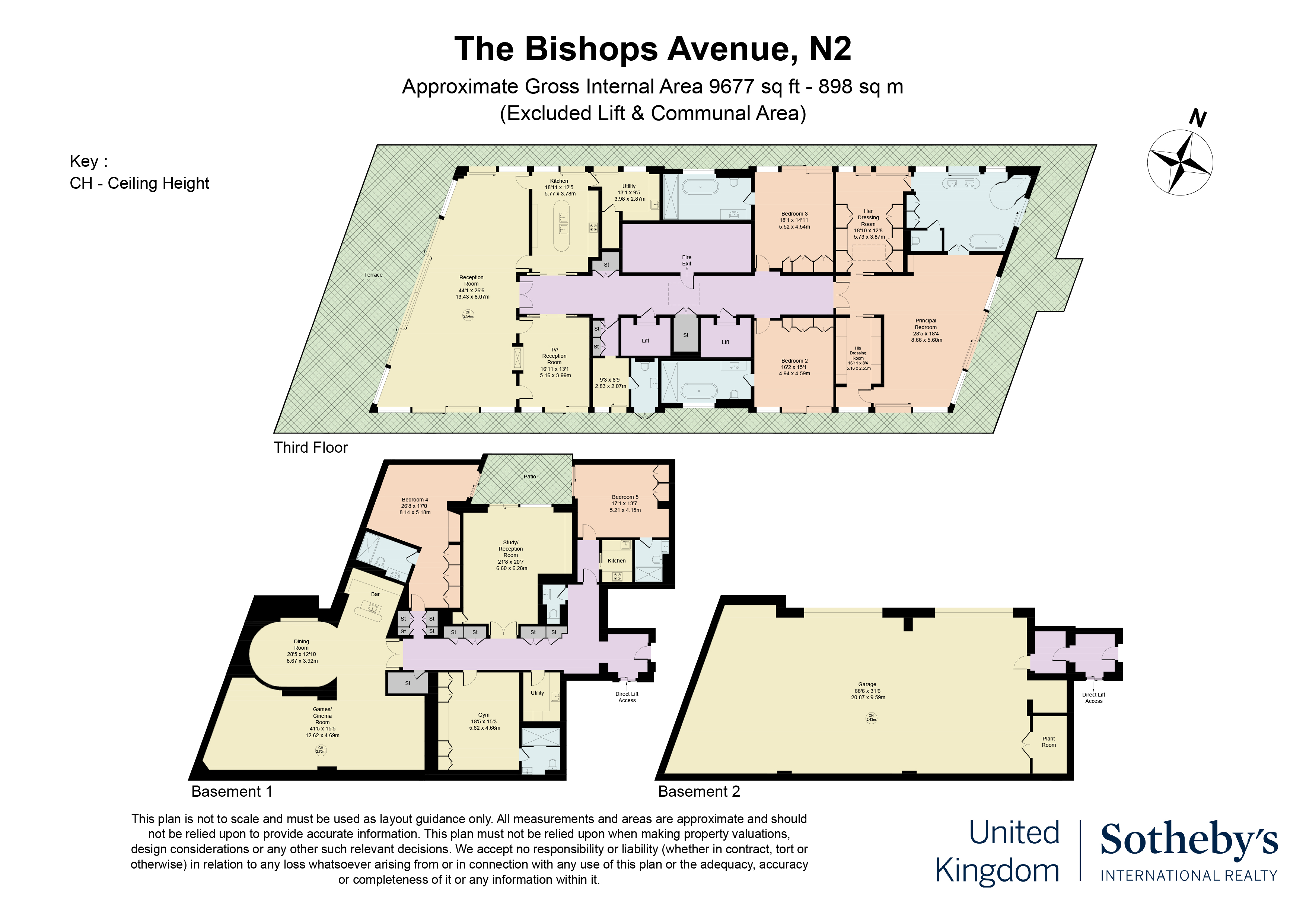 The, The Bishops Avenue, London floorplan