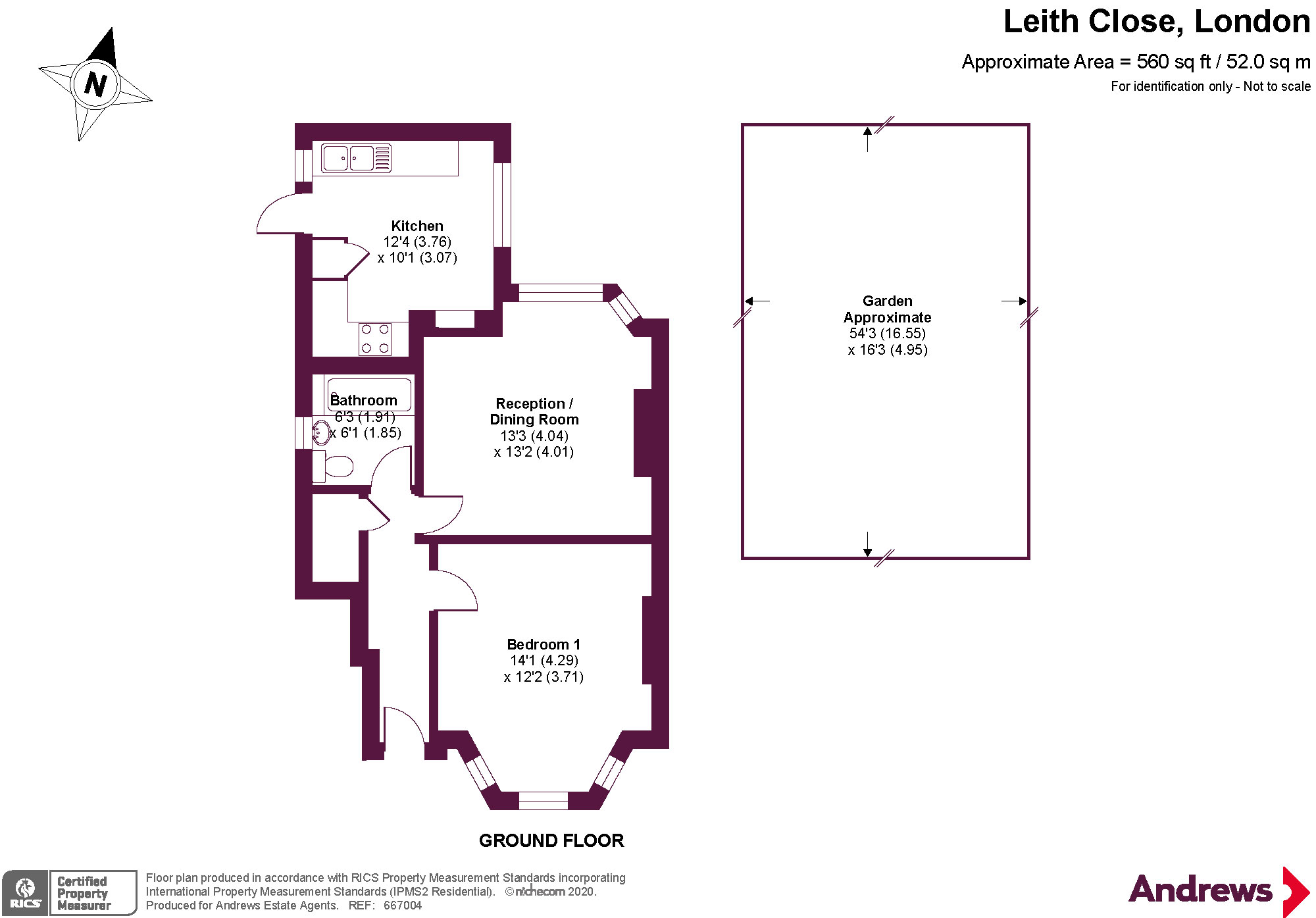 1 bed for sale in Leith Close, London NW9 Zoopla