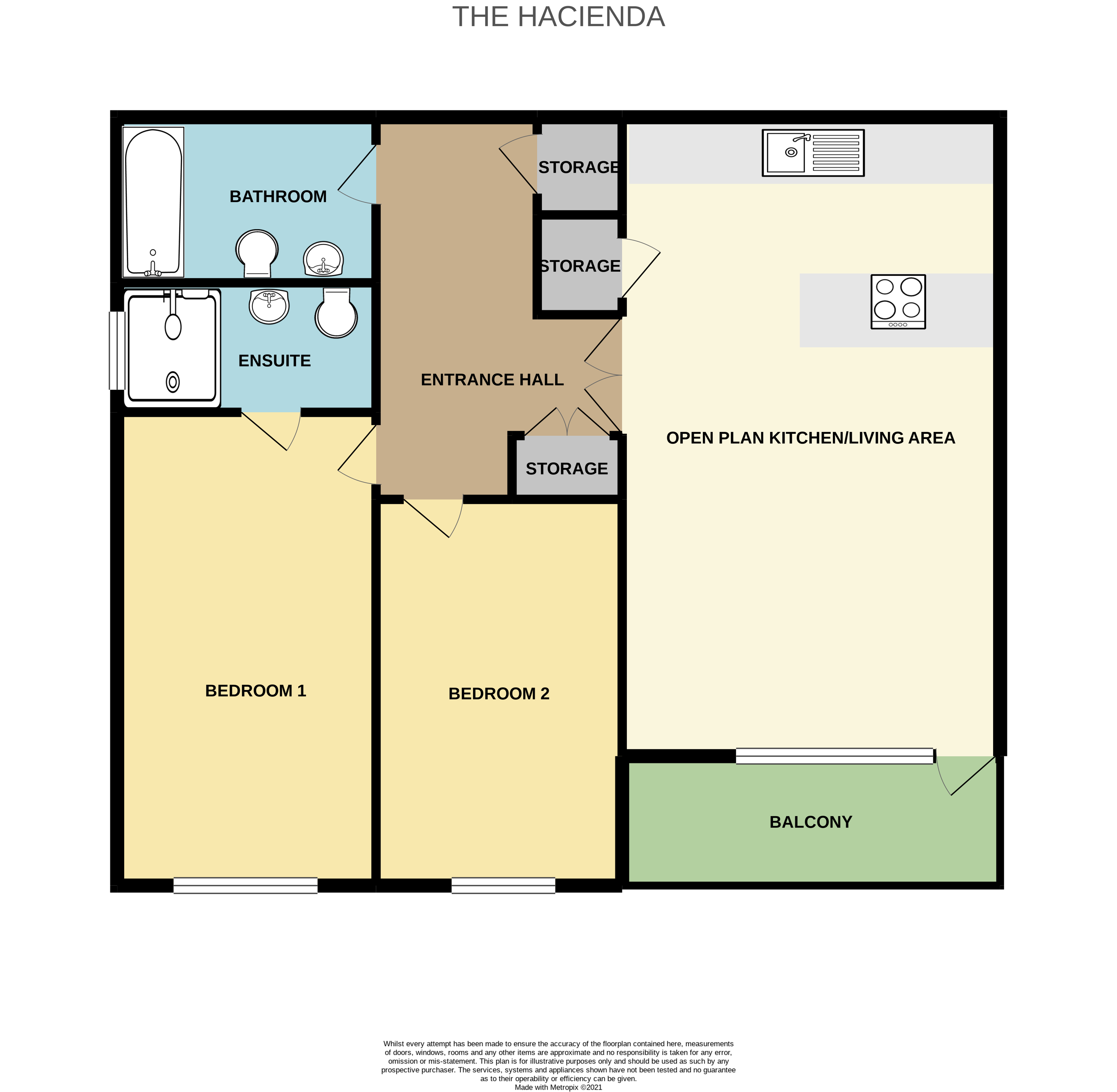 The Hacienda, Manchester floorplan