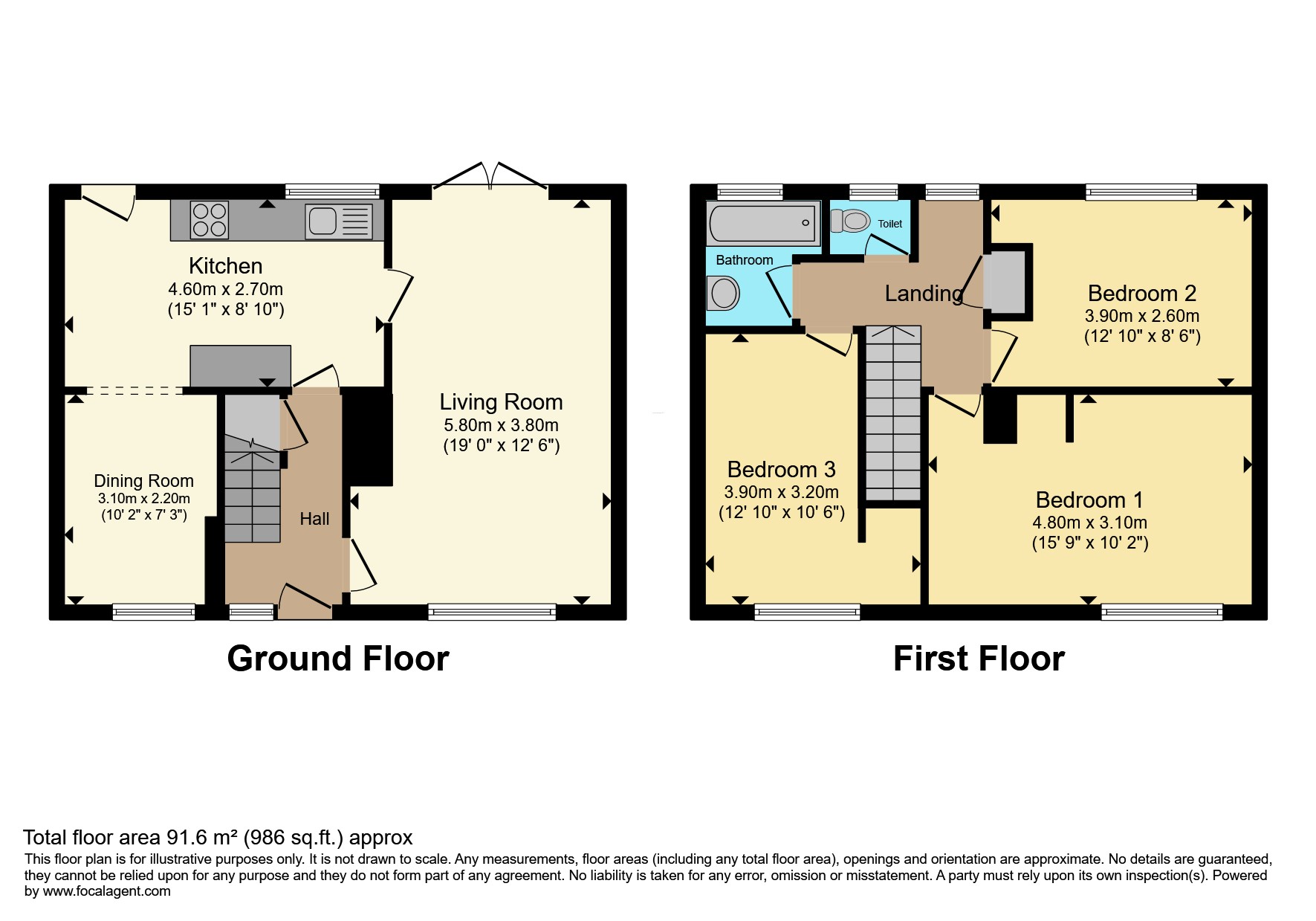 17, Manor Road, Bungay floorplan