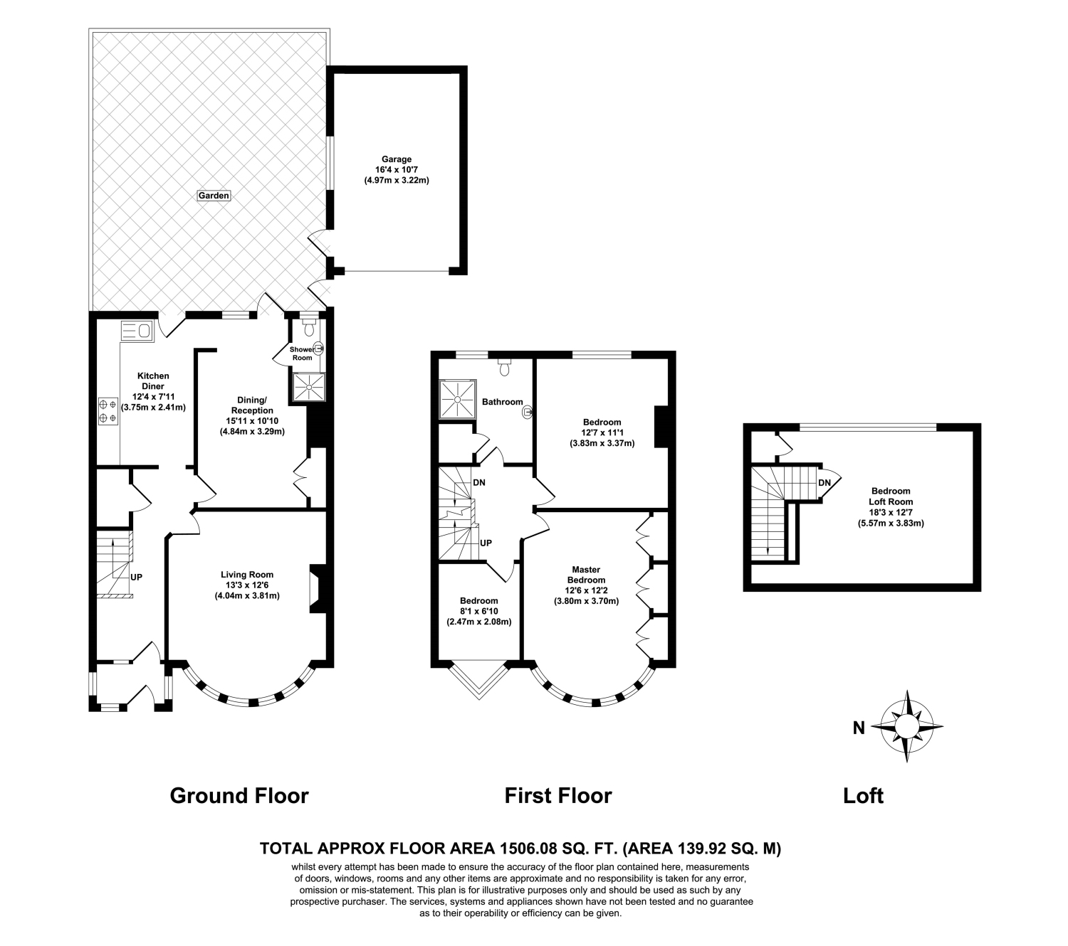38, Grove Road, London floorplan