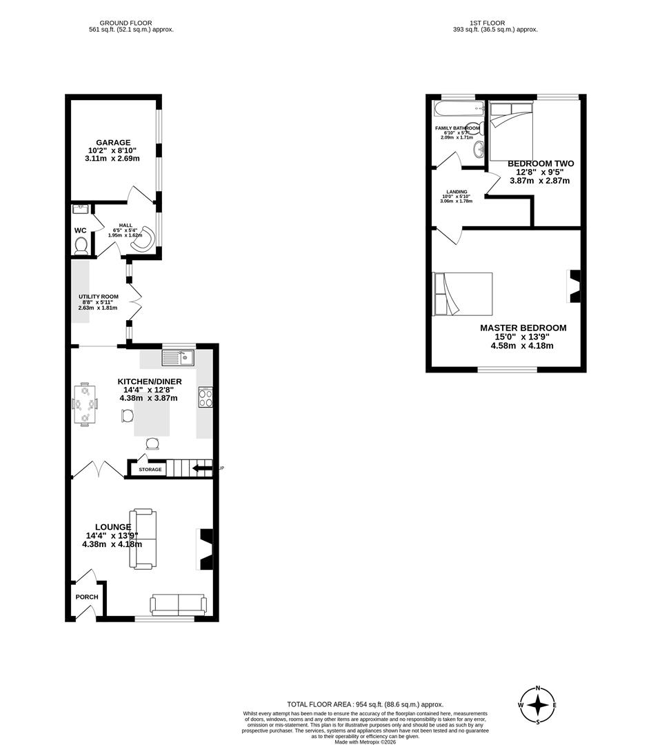 67, Higher Walton Road, Preston floorplan