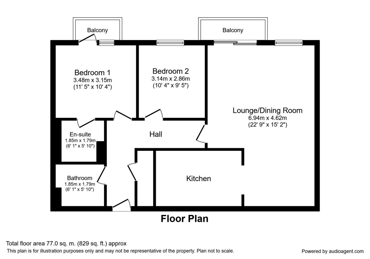 2 Bedrooms Flat to rent in Navigation Way, Ashton-On-Ribble, Preston PR2
