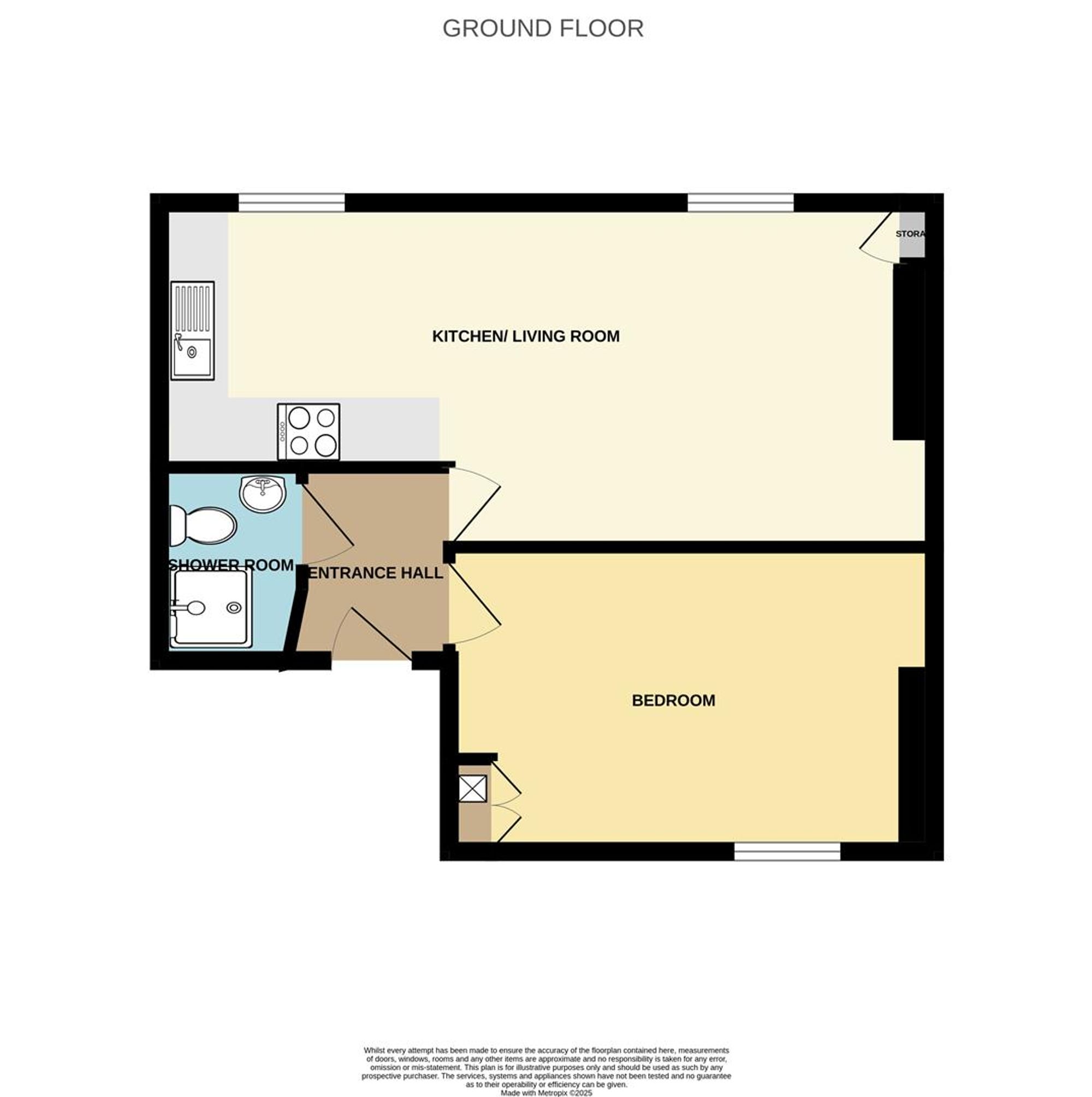 Flat 6, 5 High East Street, Dorchester floorplan