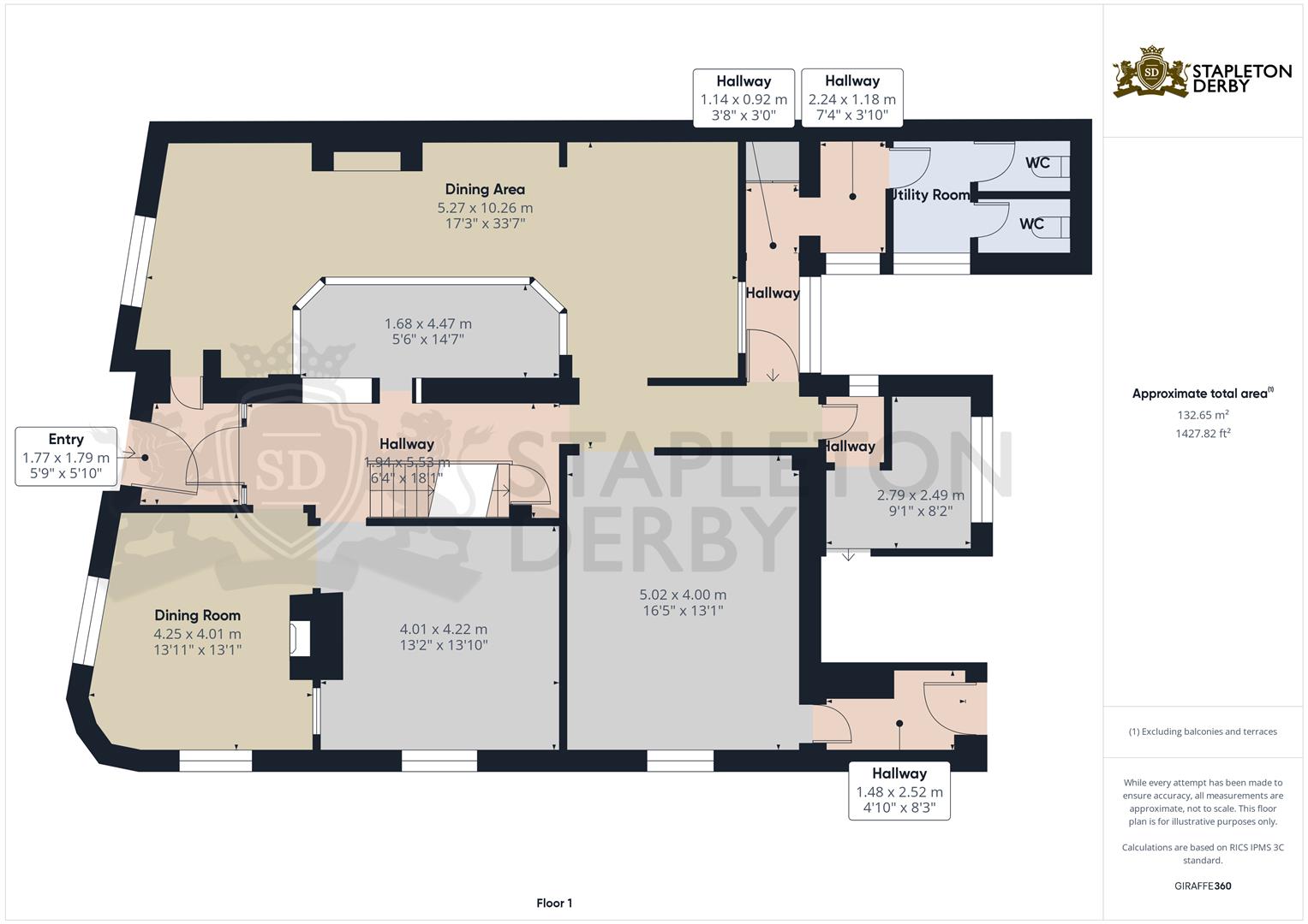 The Union, 145, Hall Street, St. Helens floorplan