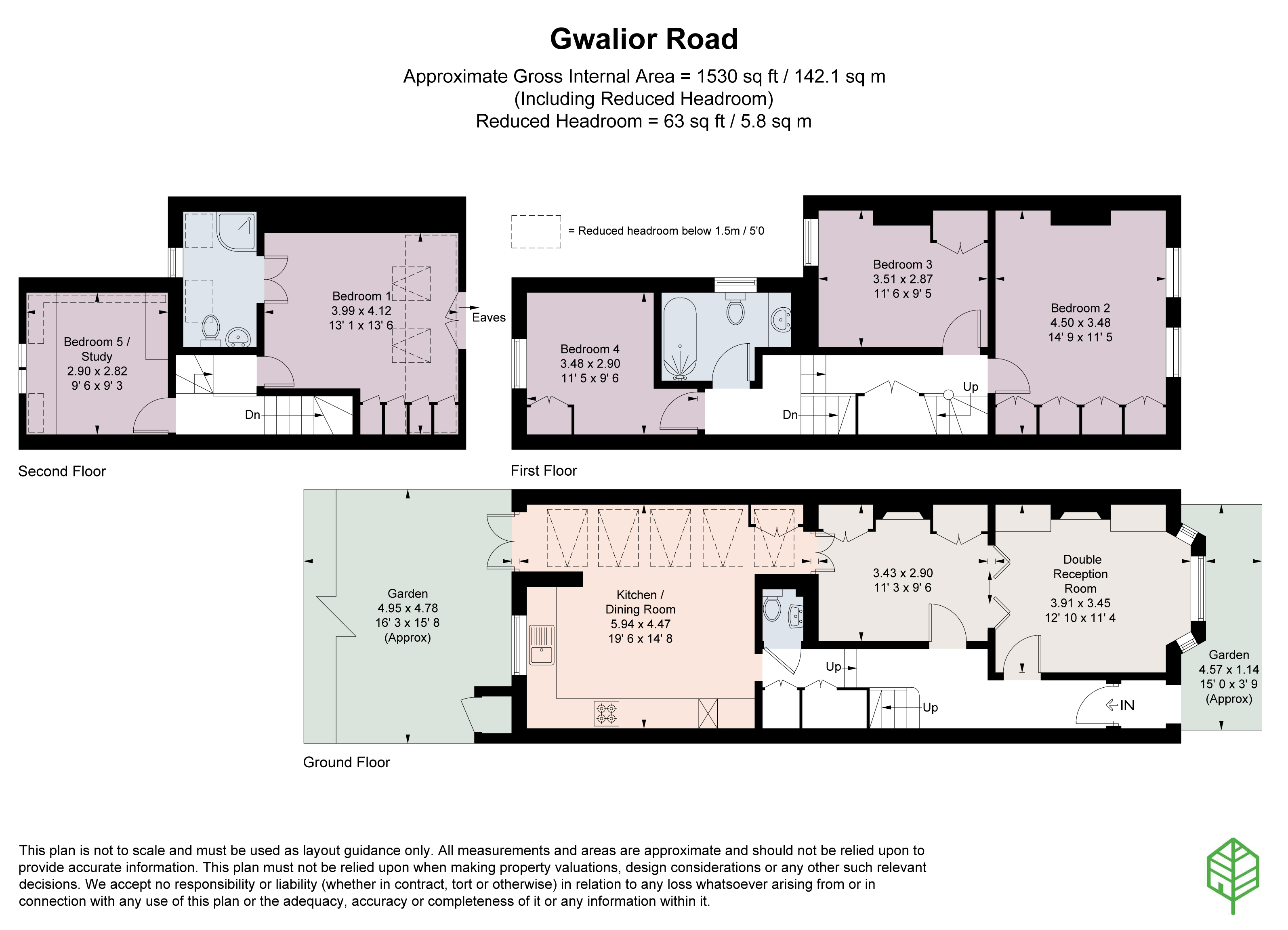 9, Gwalior Road, London floorplan