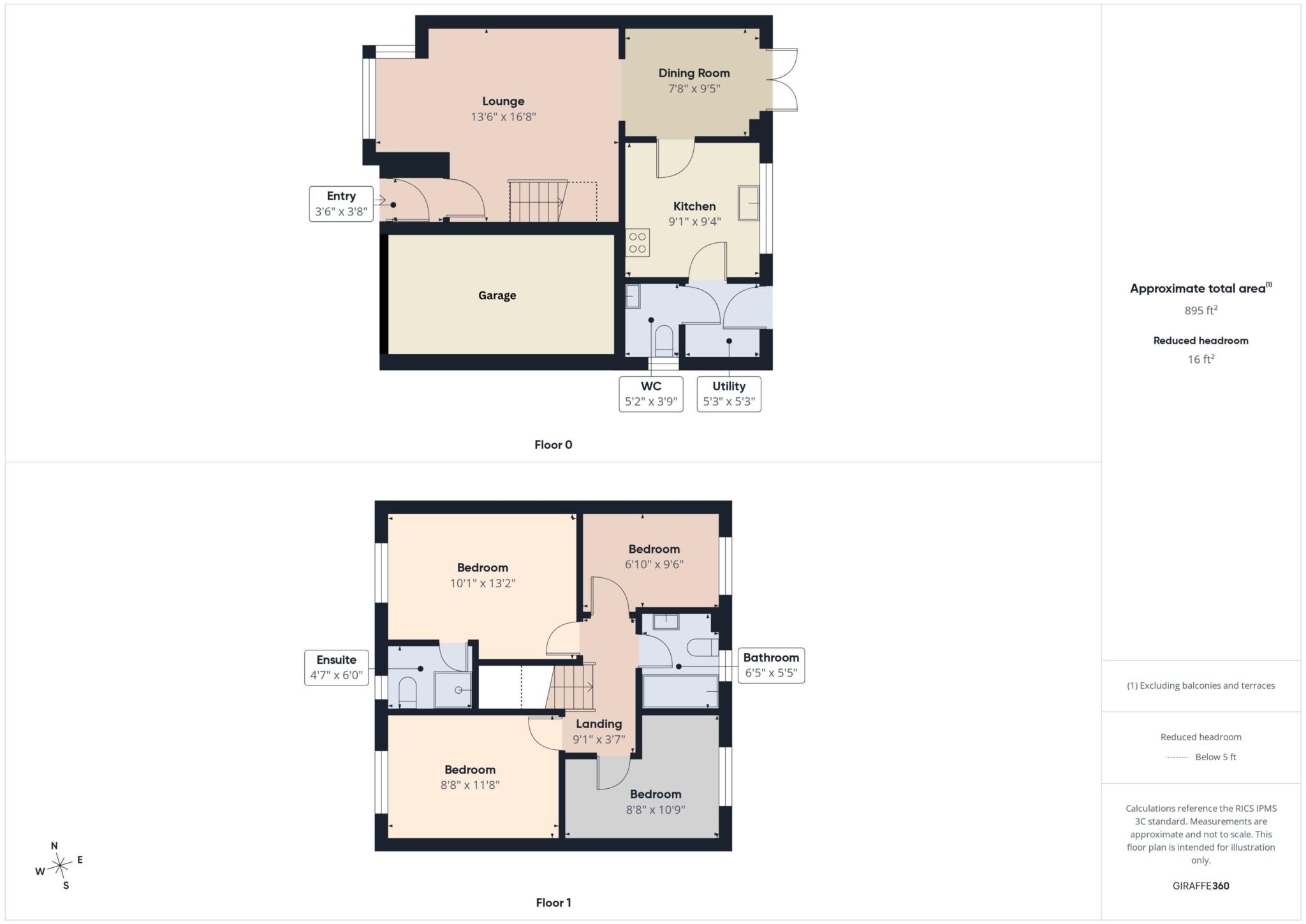 4, George View, Wishaw floorplan