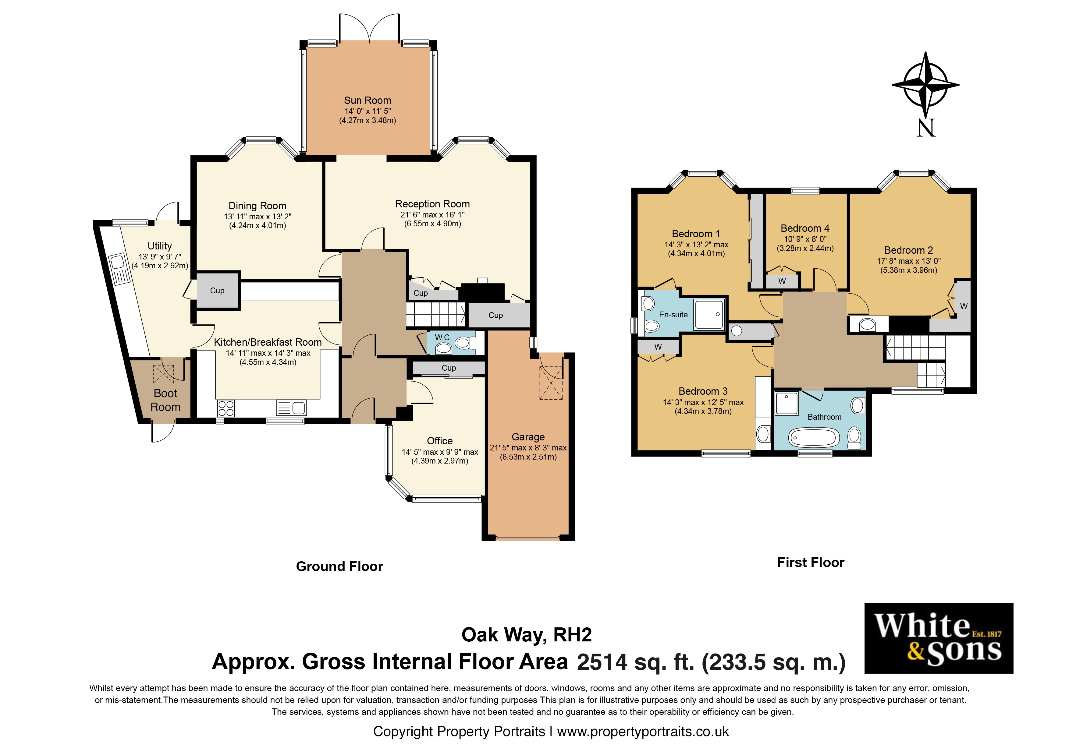 Oak Way, Reigate, Surrey RH2, 4 bedroom detached house for sale