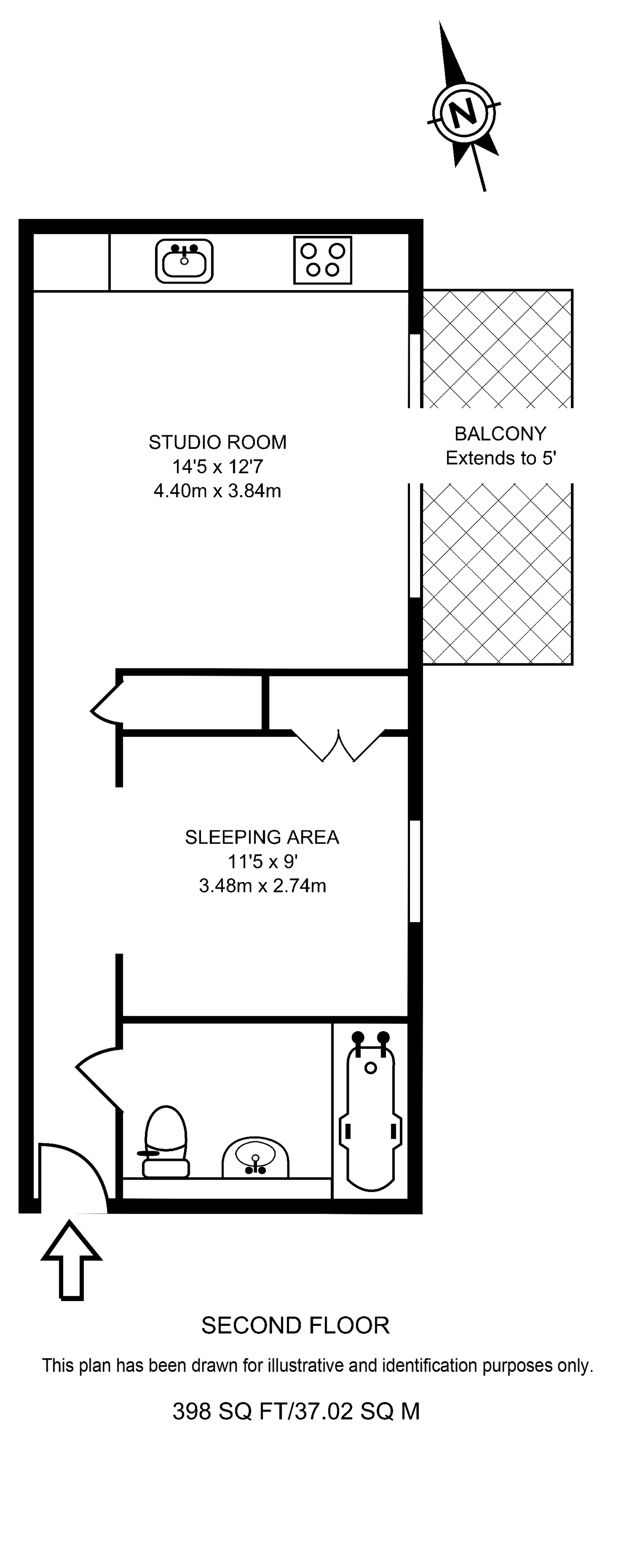 Burdett Road, Mile End floorplan