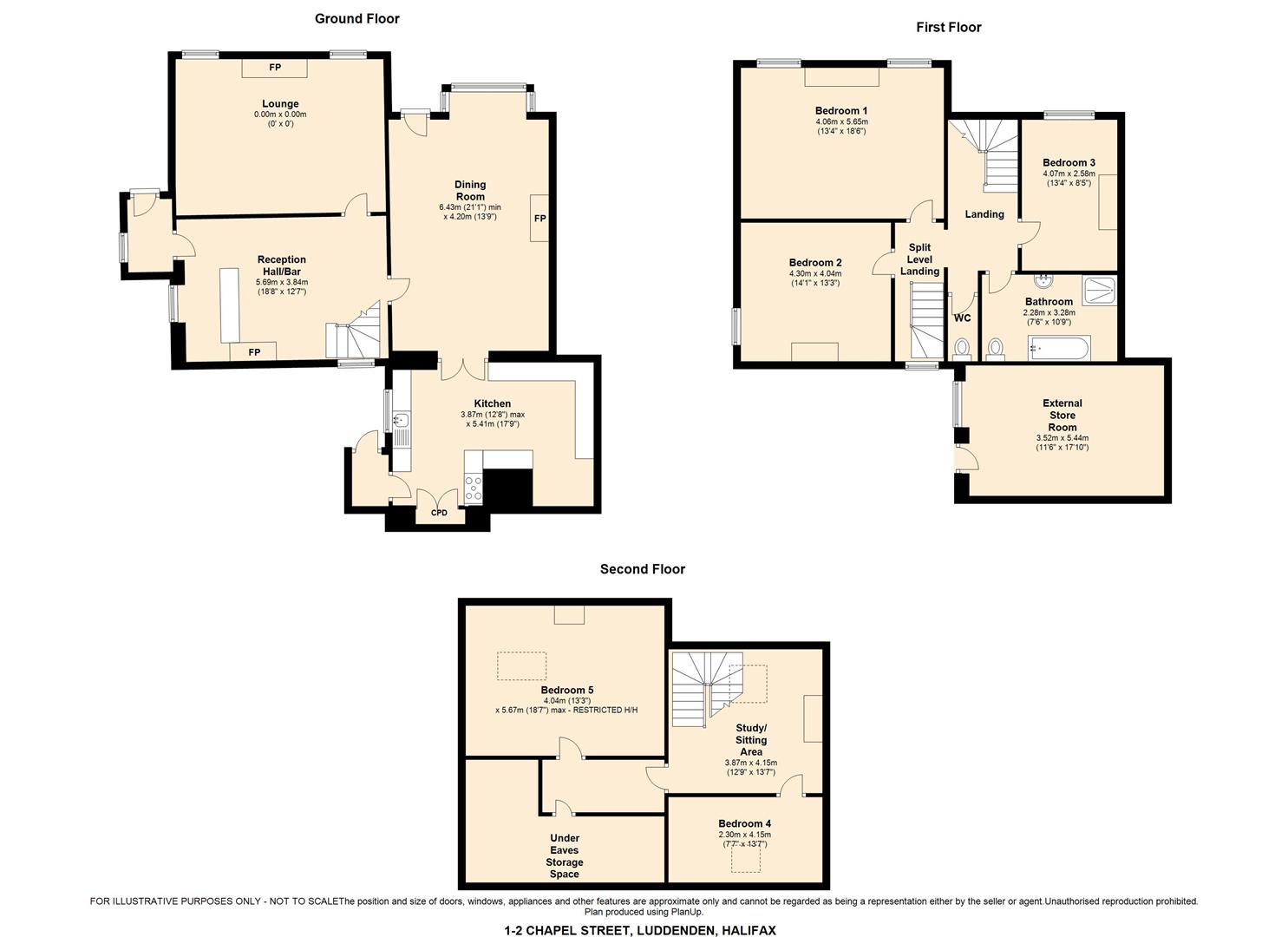 5 bed terraced house for sale in 12 Chapel Street, Luddenden, Halifax