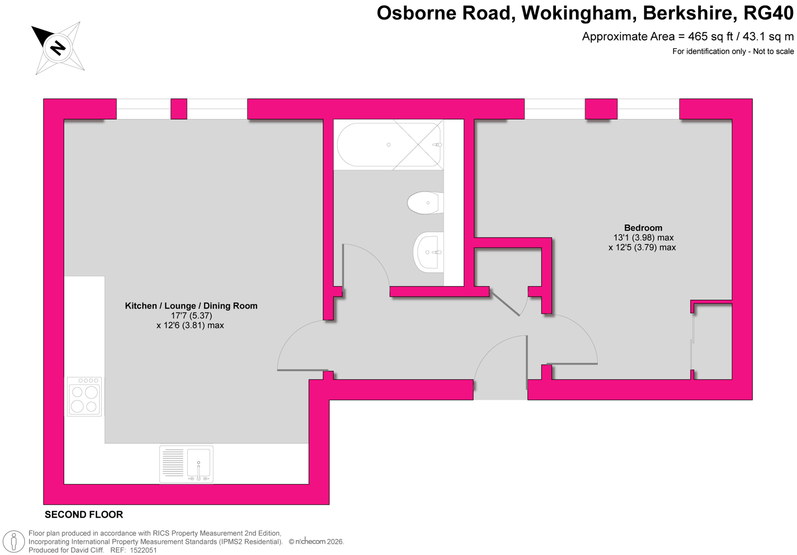 Flat 11, Mulberry House,, Osborne Road, Berkshire floorplan