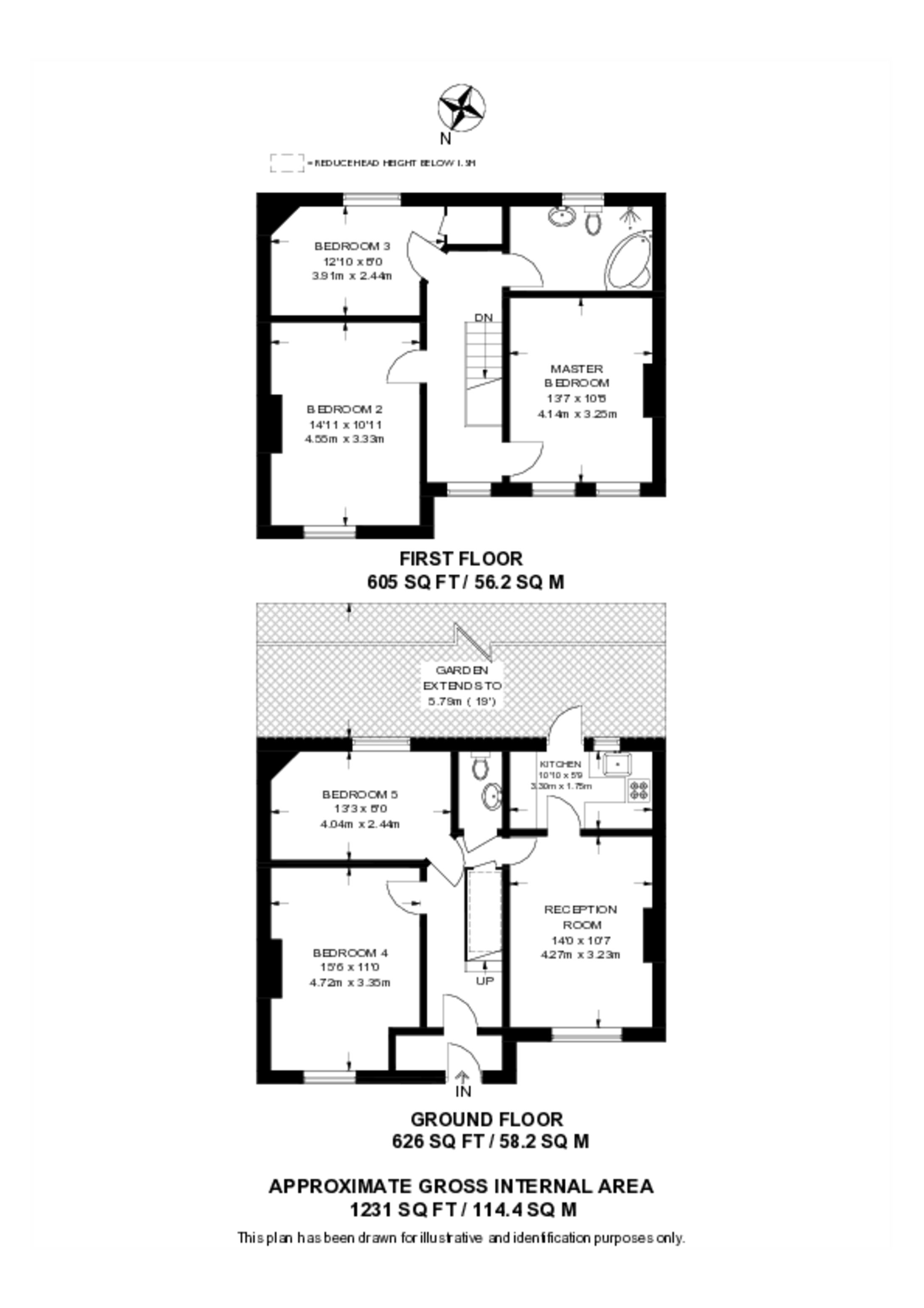Longmead Road, Tooting floorplan