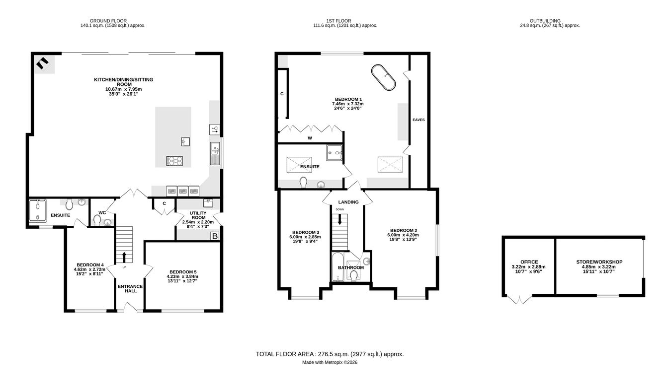 6, Buckstone Close, Everton floorplan