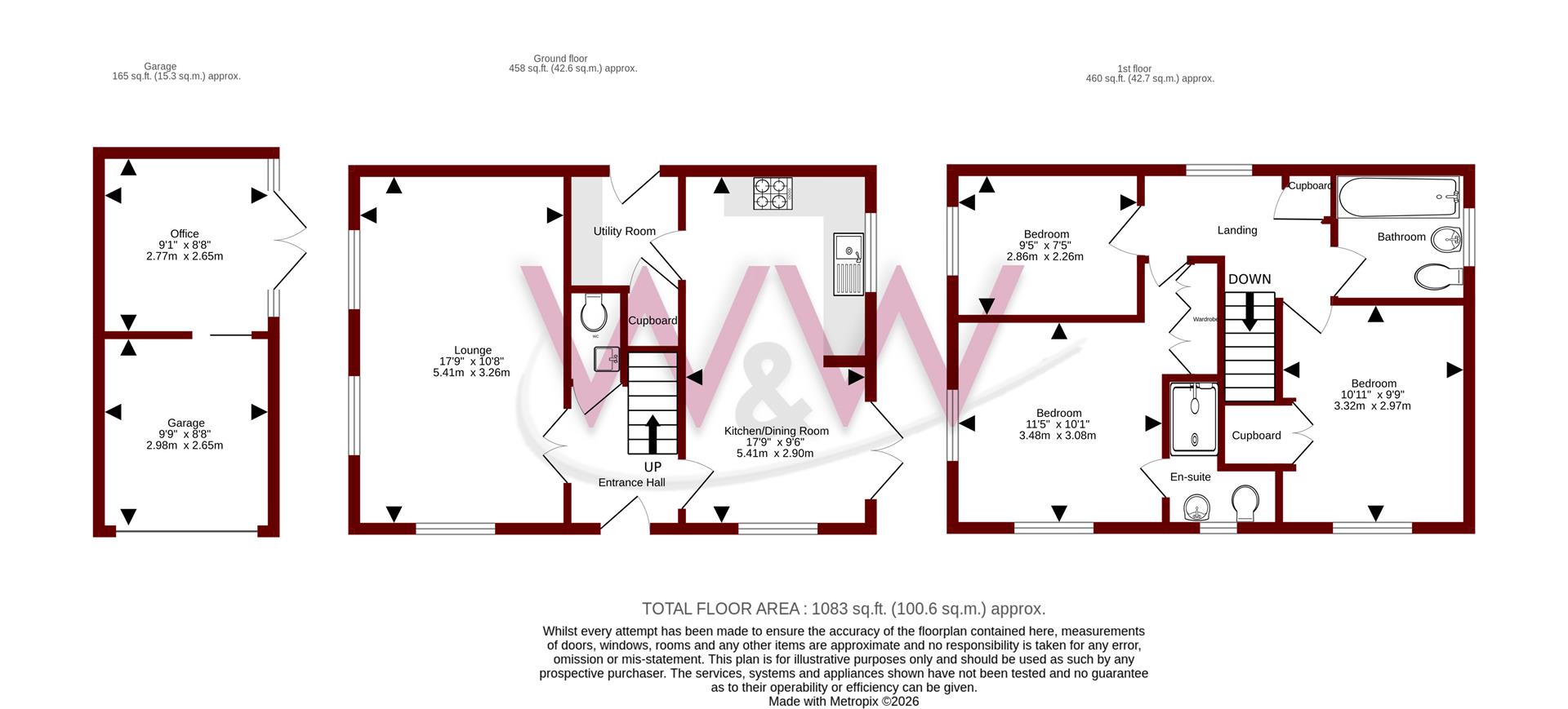 7, Yeats Close, Fareham floorplan