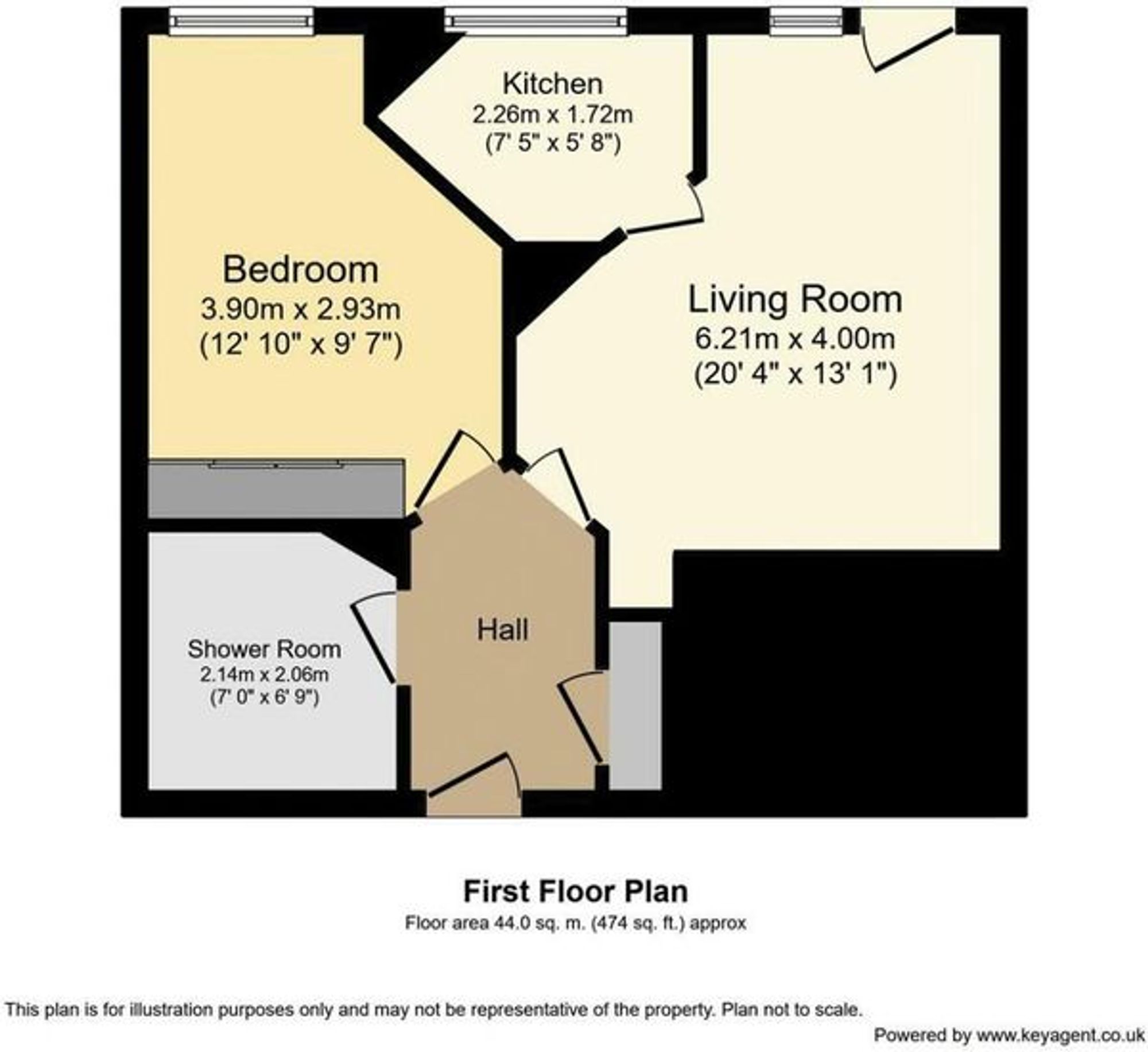 5 Lys Lander Tregolls Road, Truro floorplan