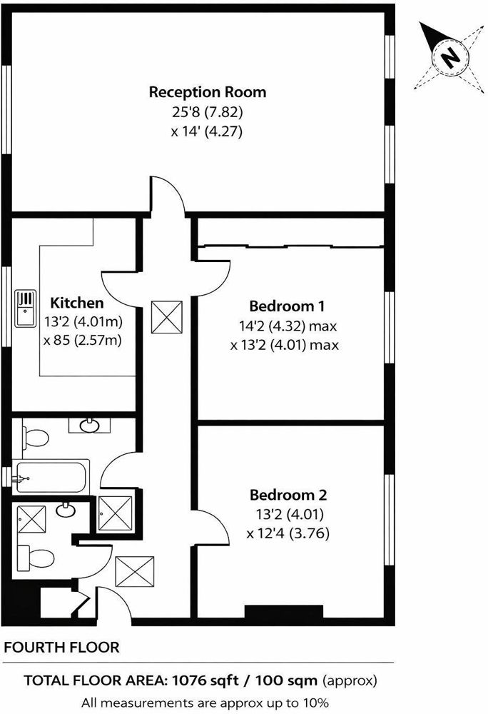 Herga Court, Harrow floorplan