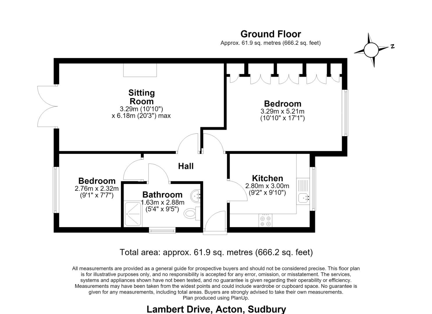 1, Lambert Drive, Sudbury floorplan