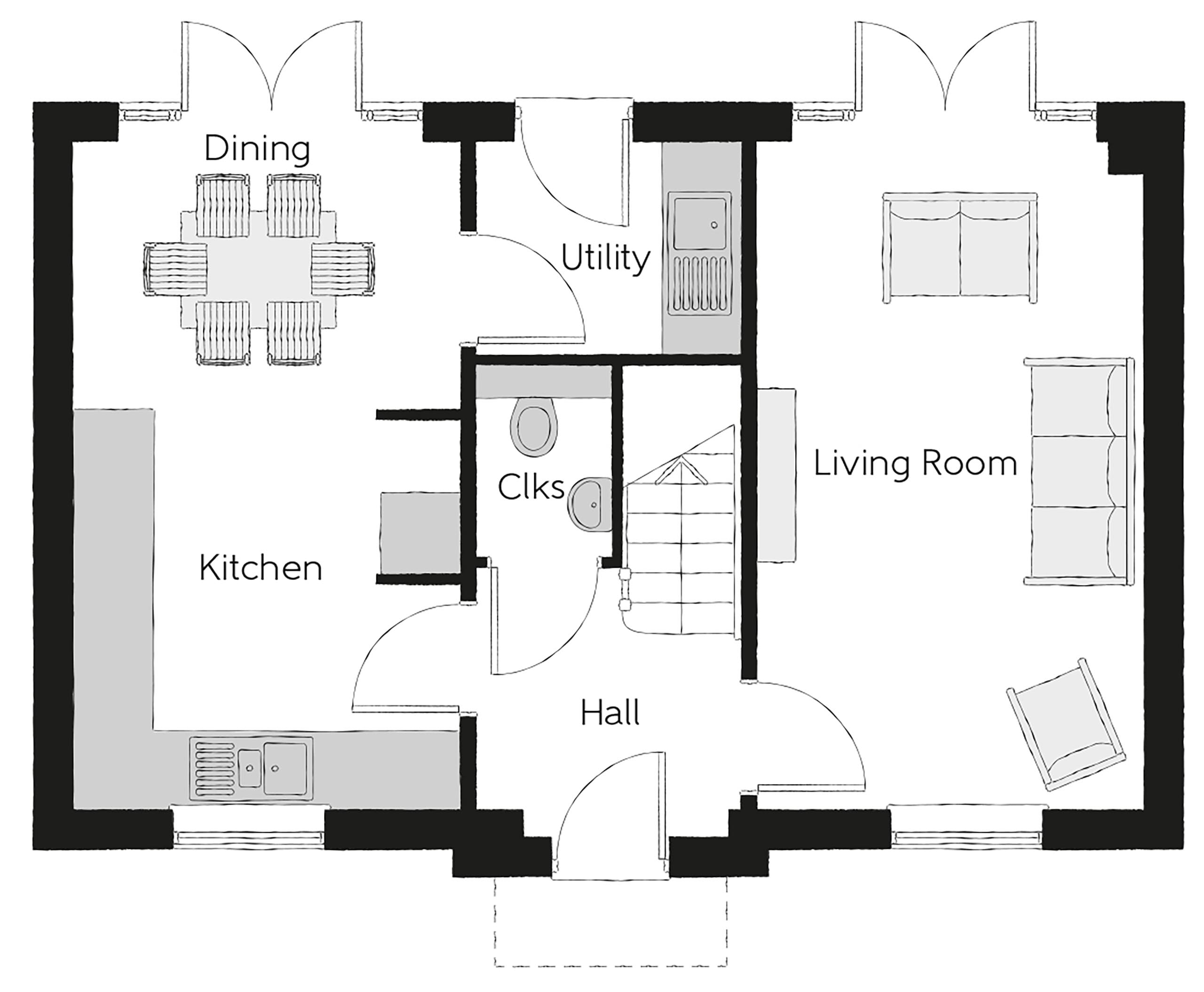 5, Wardentree Lane, Pinchbeck, Spalding floorplan