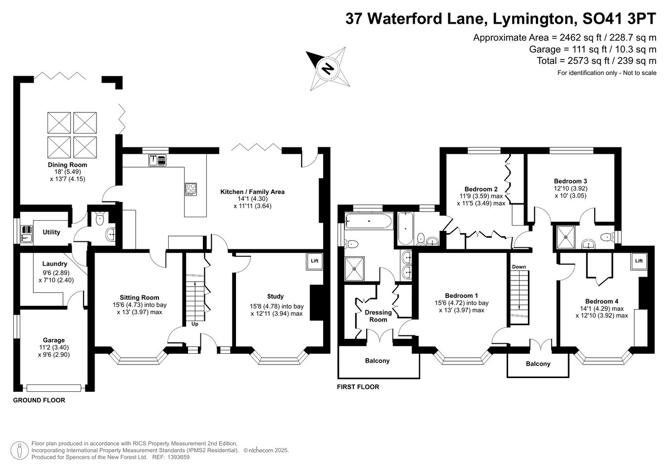 37, Waterford Lane, Lymington floorplan