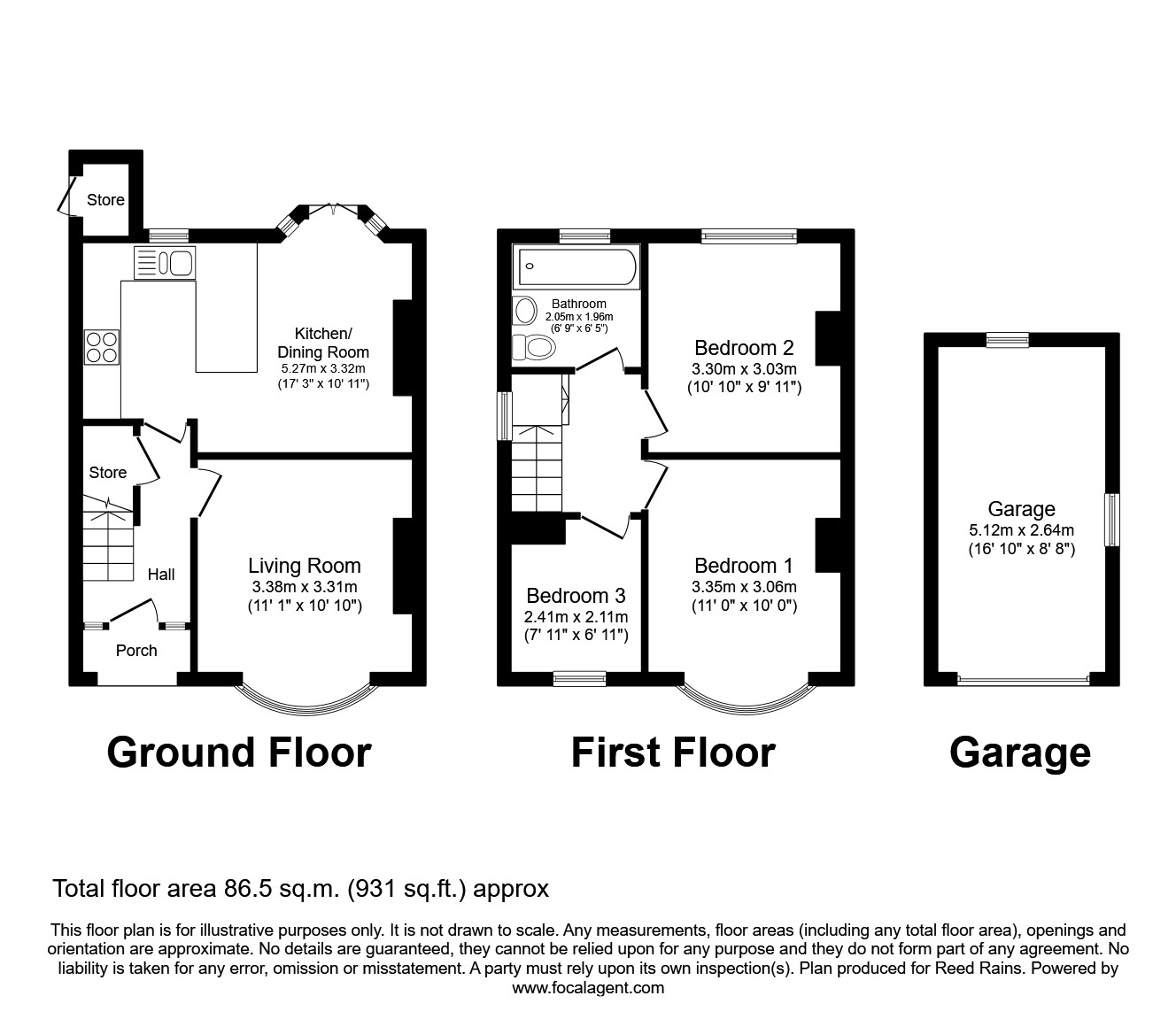 Bramley Avenue, Sheffield, South Yorkshire S13, 3 bedroom semidetached