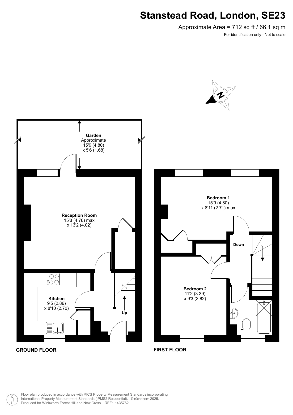 37, Stanstead Road, London floorplan