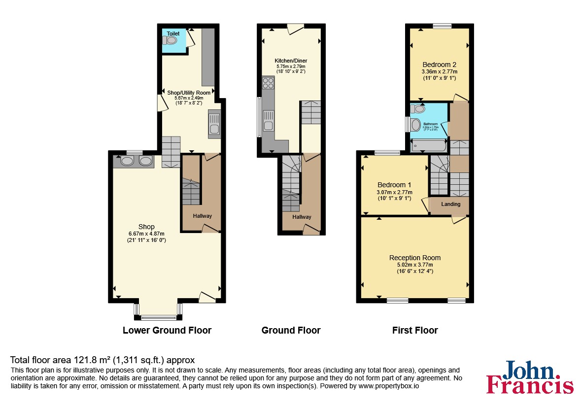 Quality Cuts, 4, Murray Street, Carmarthenshire floorplan