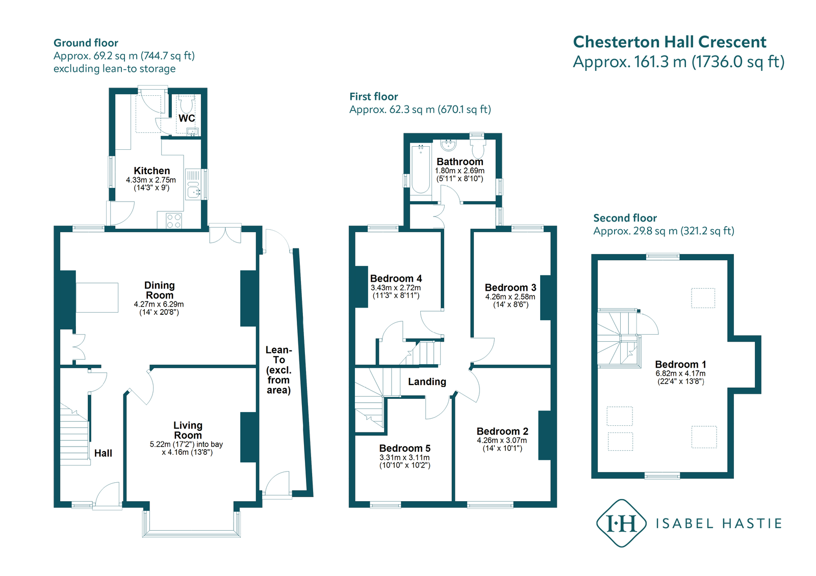 23, Chesterton Hall Crescent, Cambridge floorplan