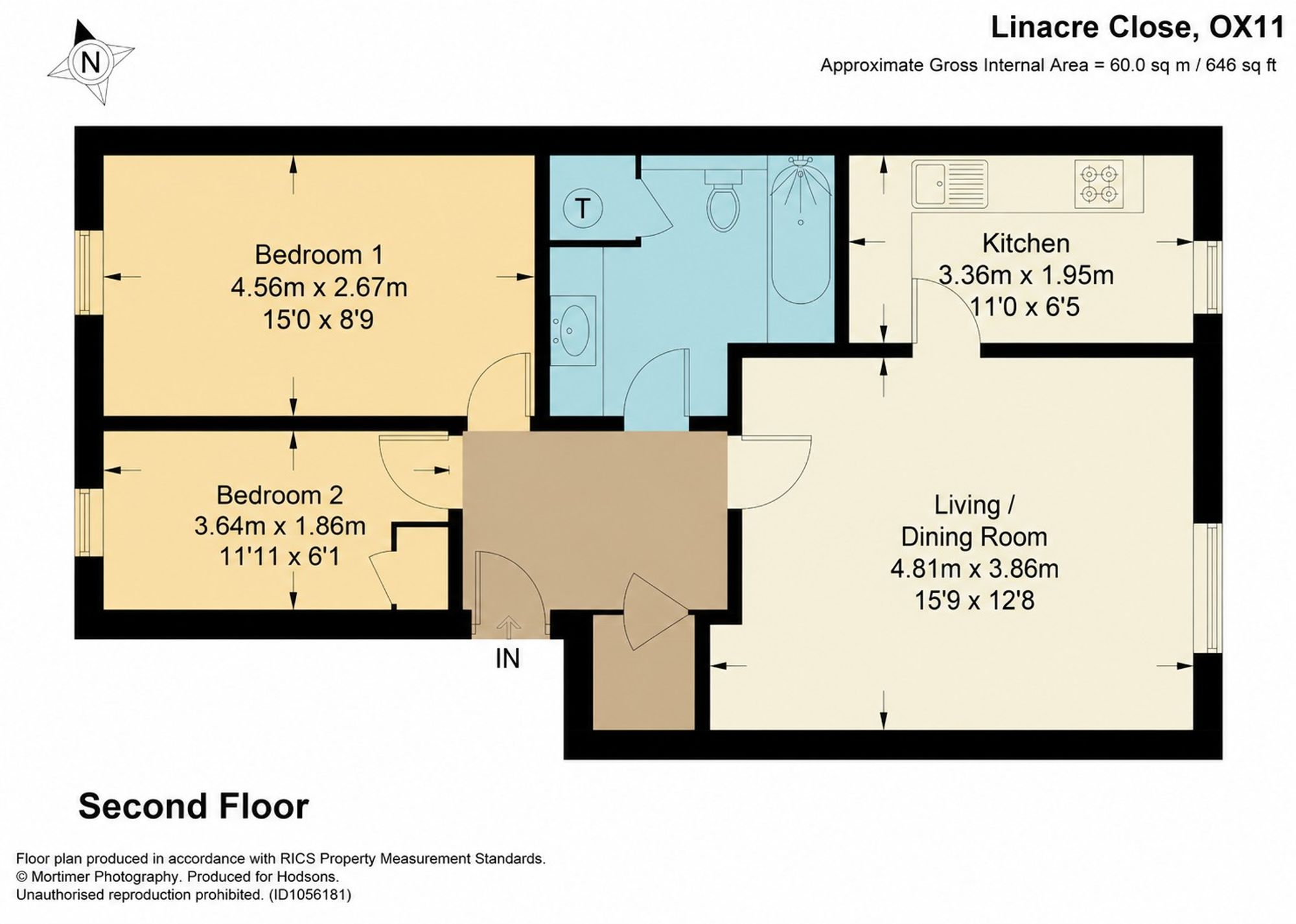 16 Linacre Close, Didcot floorplan