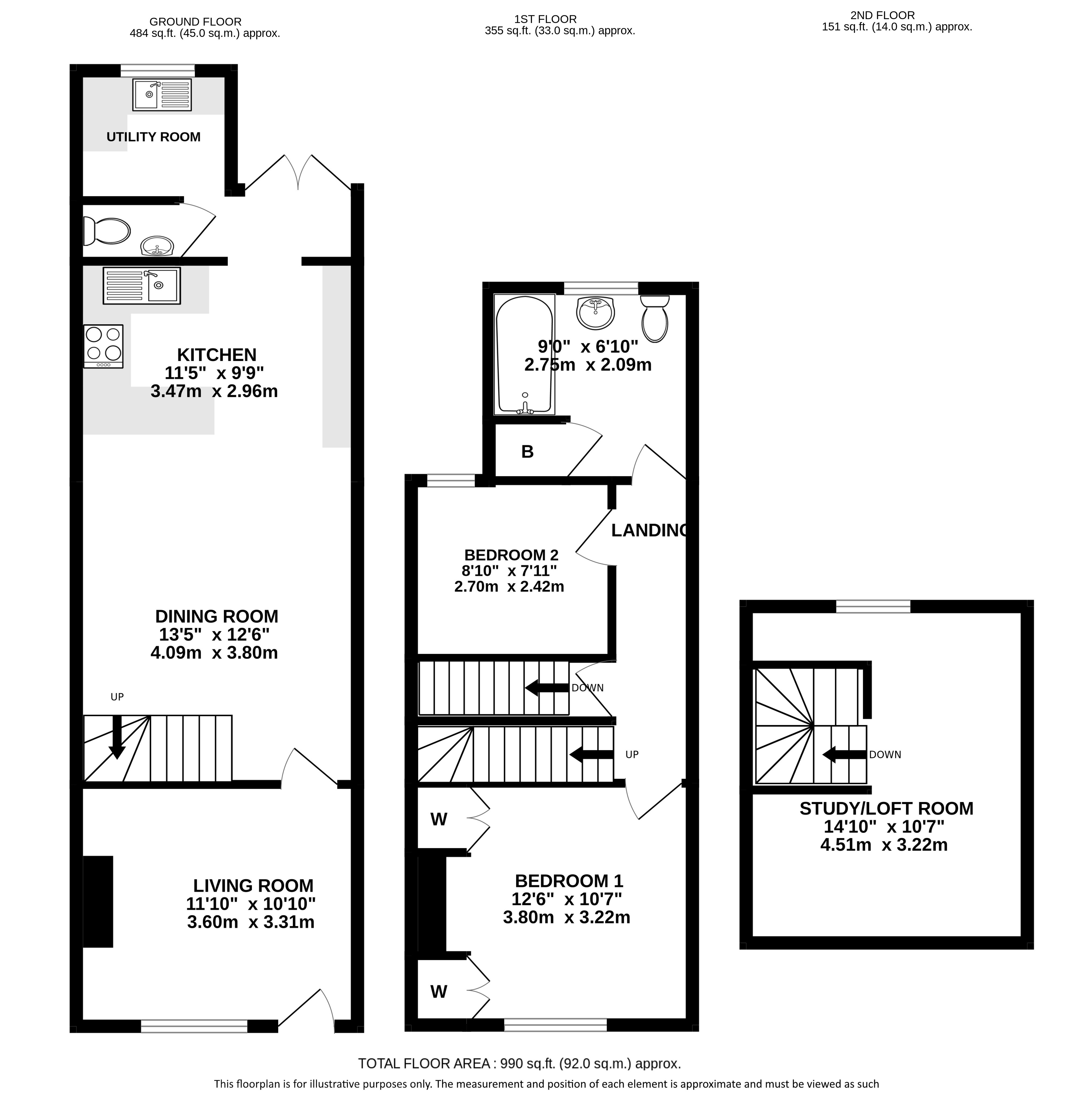 57, Kitsbury Road, Berkhamsted floorplan