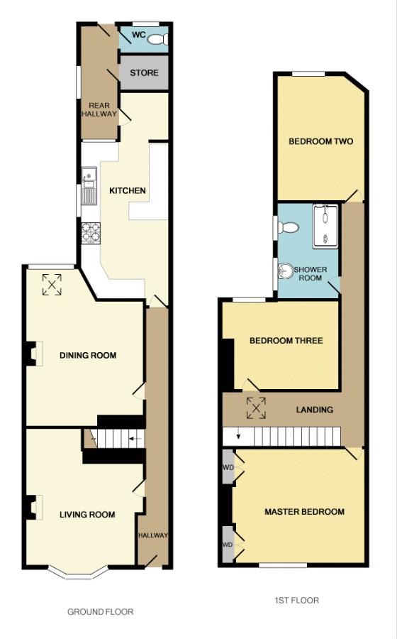 3 Bedrooms Terraced house for sale in Junction Road, Leek, Staffordshire ST13