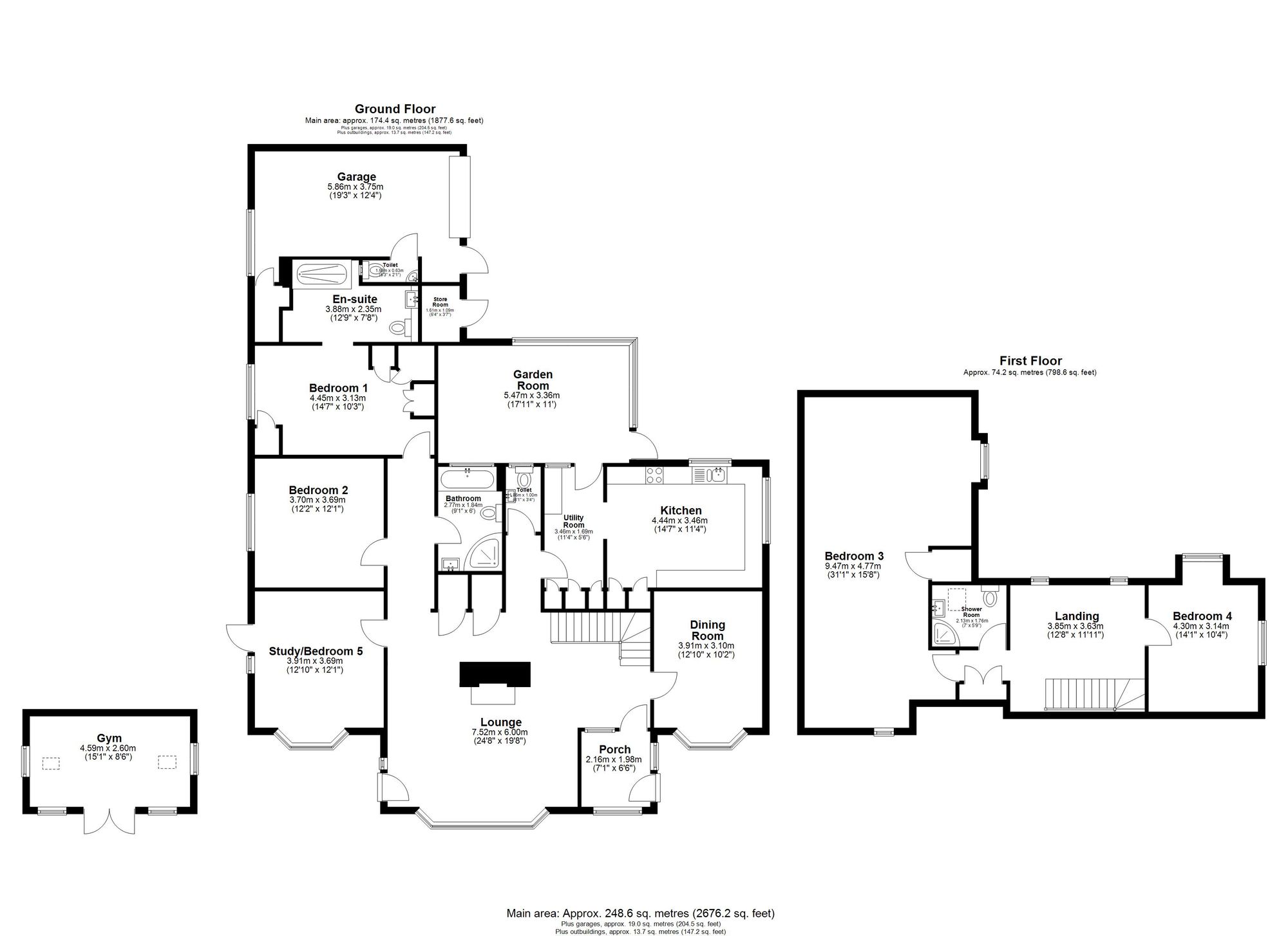 42 Tannery Drift, Royston floorplan