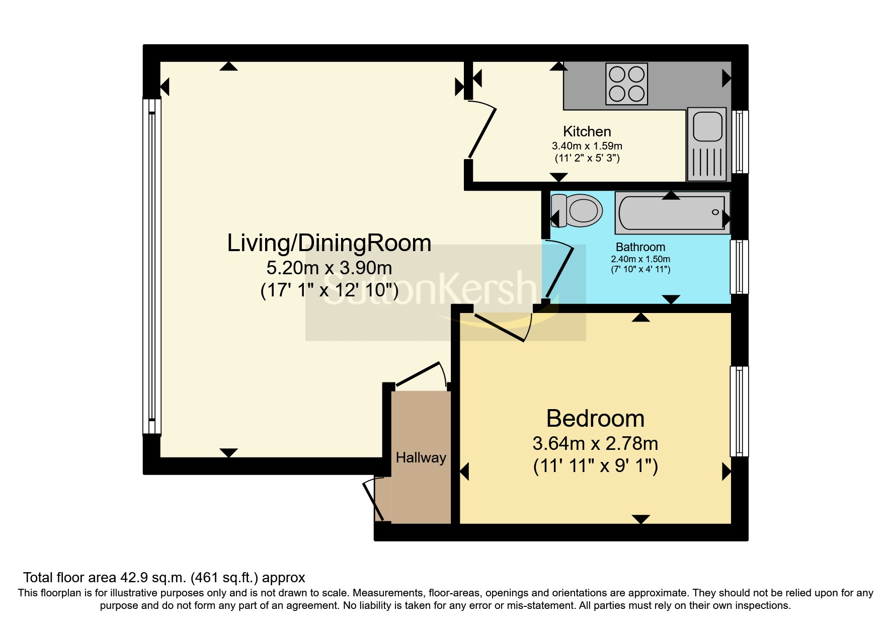 46, Gorse Hey Court, Liverpool floorplan
