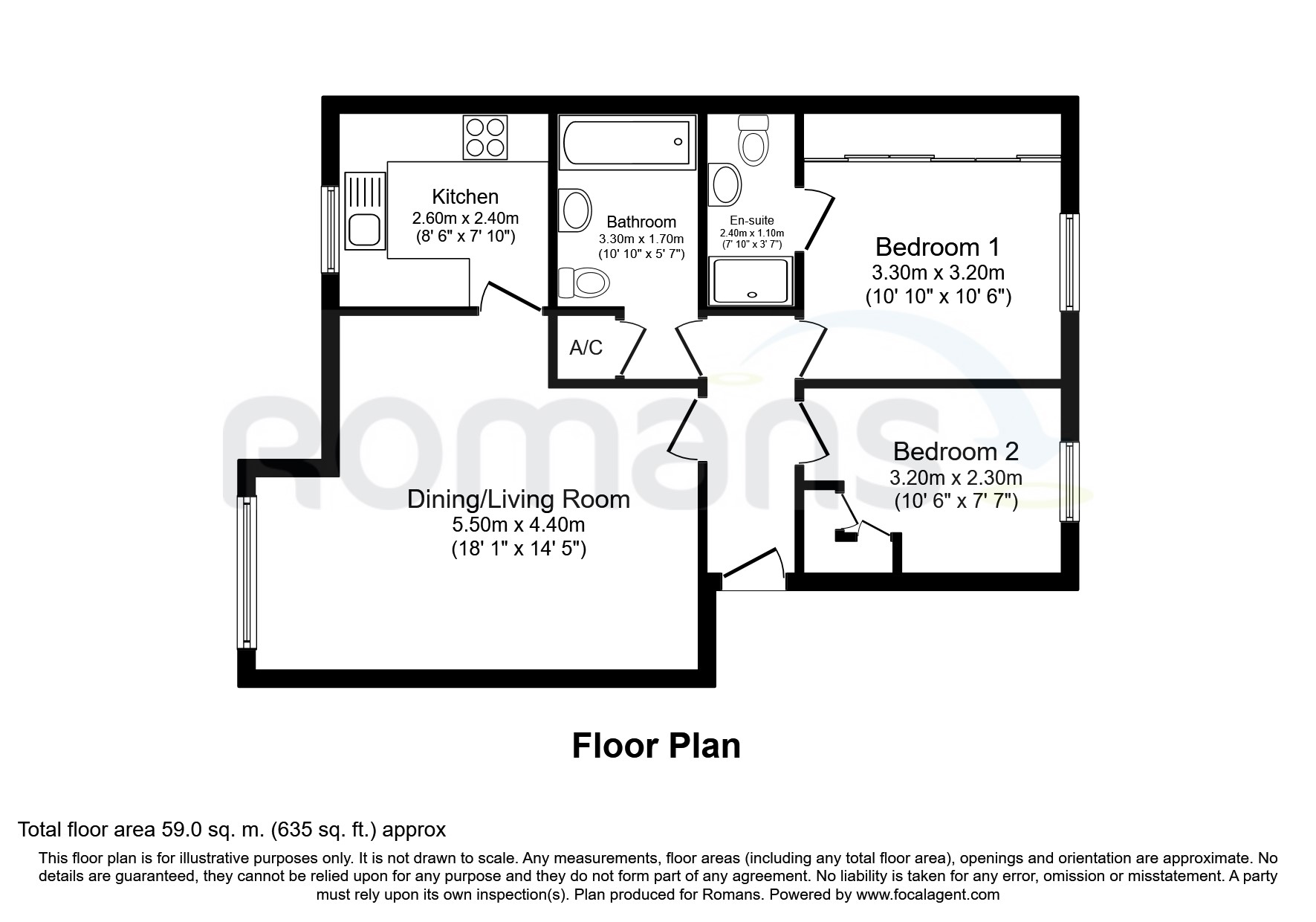 40, Waller Court, Reading floorplan
